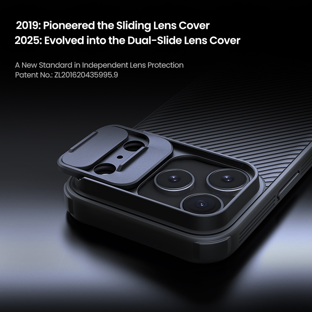 CamShield Case iPhone 17 Pro Grijs