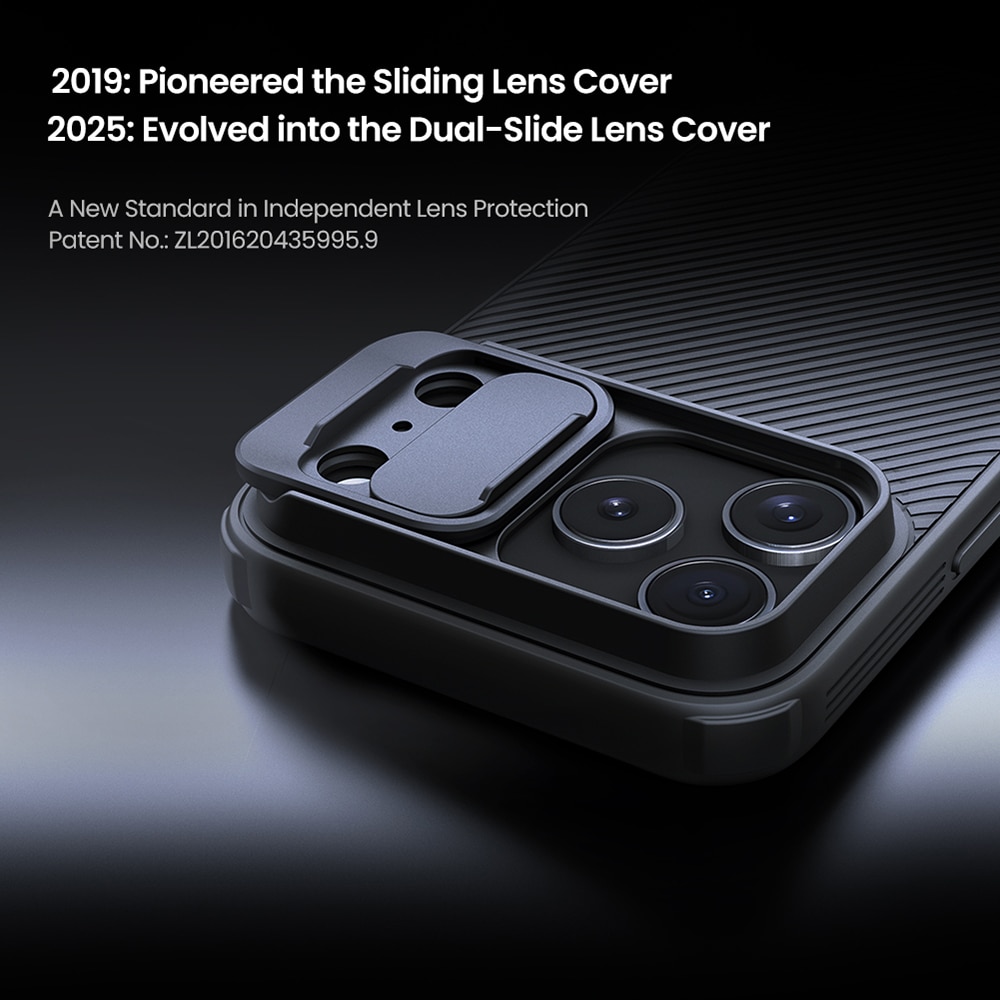 CamShield Case iPhone 17 Pro Max Zwart