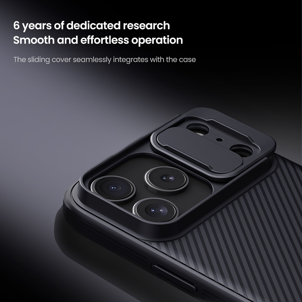 CamShield Case iPhone 17 Pro Max Zwart