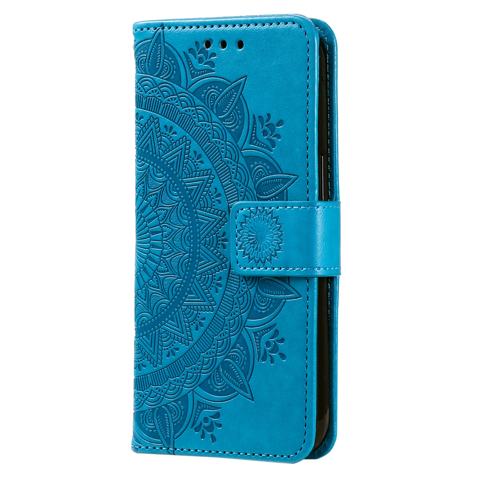 Xiaomi Redmi 15C Leren Mandalahoesje Blauw