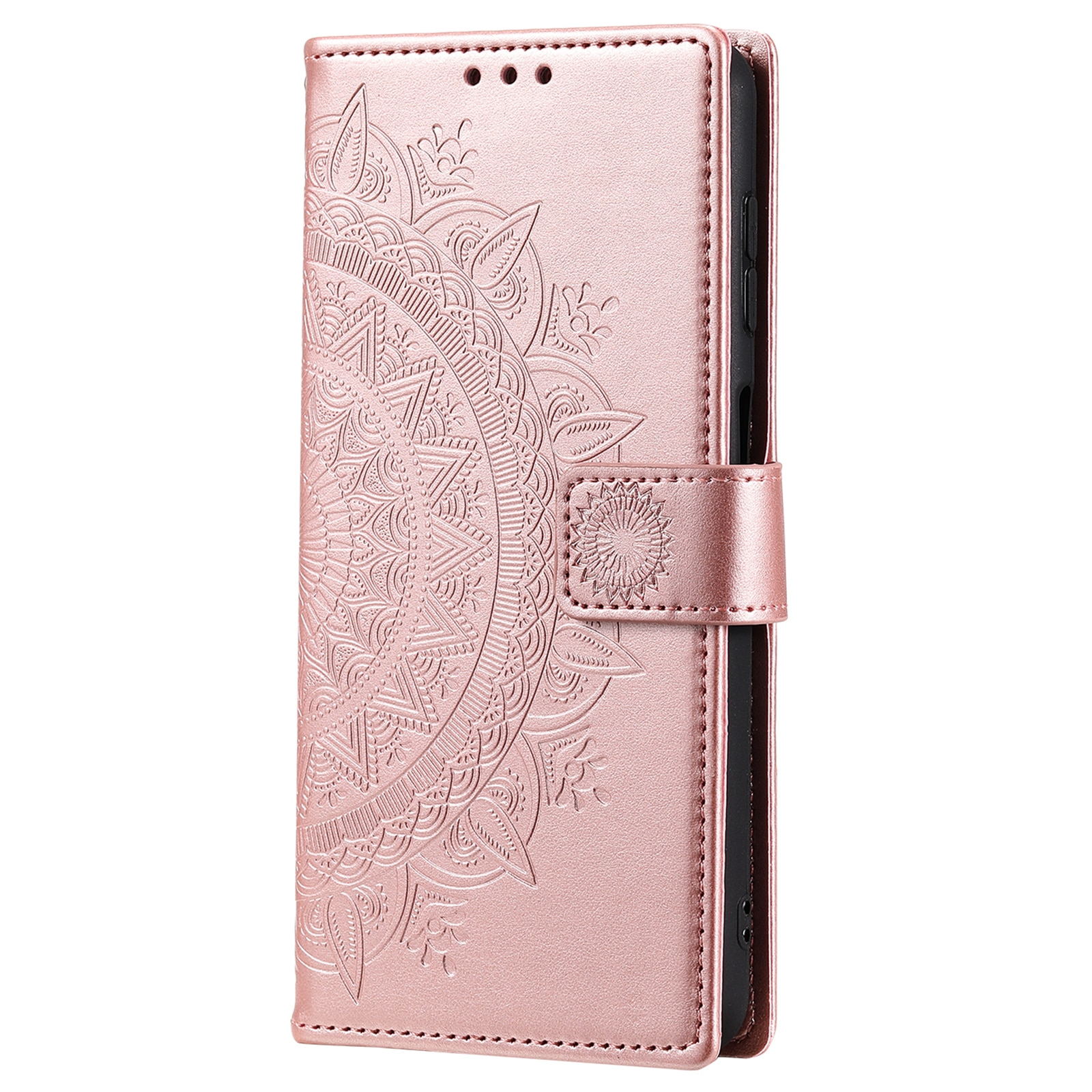 Xiaomi Redmi 15C Leren Mandalahoesje Rosé goud