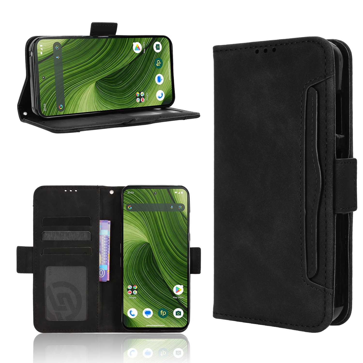  Fairphone 6 Multi Bookcover hoesje zwart