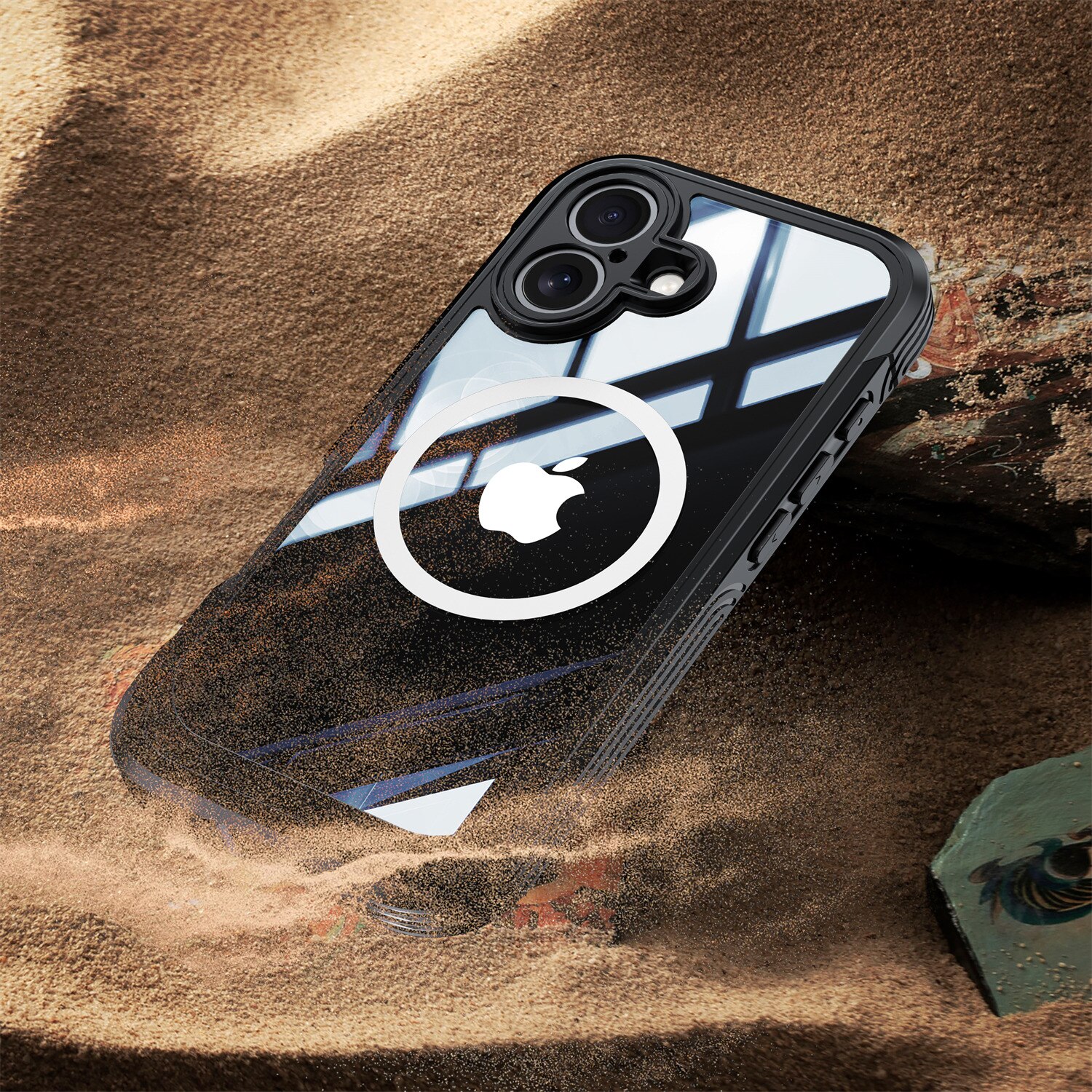 iPhone 17 Premium Full Protection Case Zwart