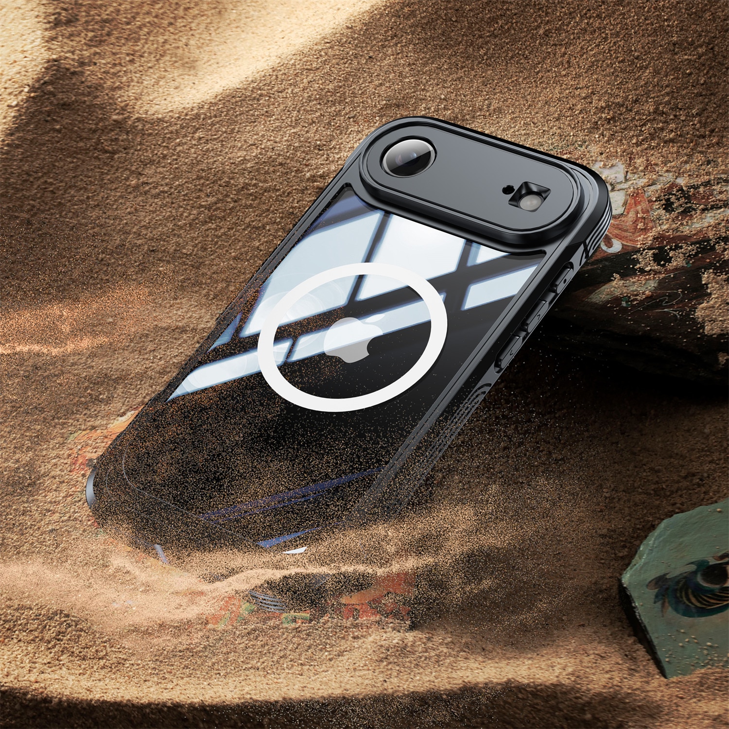 iPhone 17 Air Premium Full Protection Case Zwart