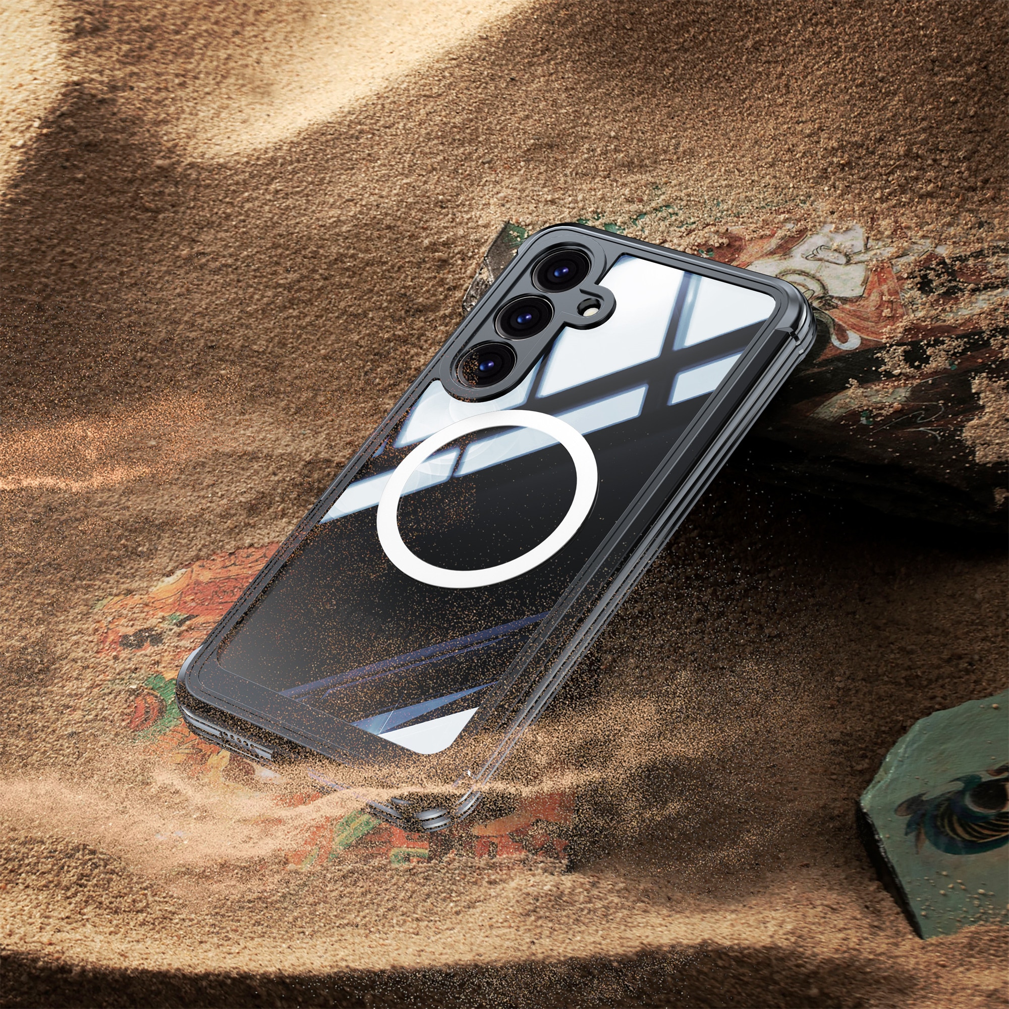 Samsung Galaxy S25 FE Premium Full Protection Case Zwart