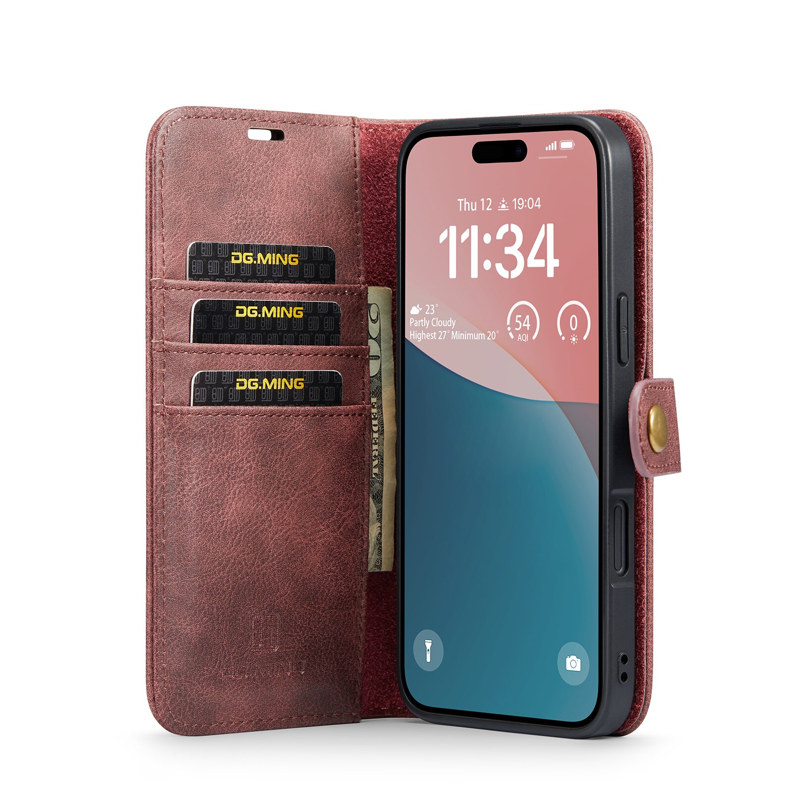 Magnet Wallet iPhone 17 Red