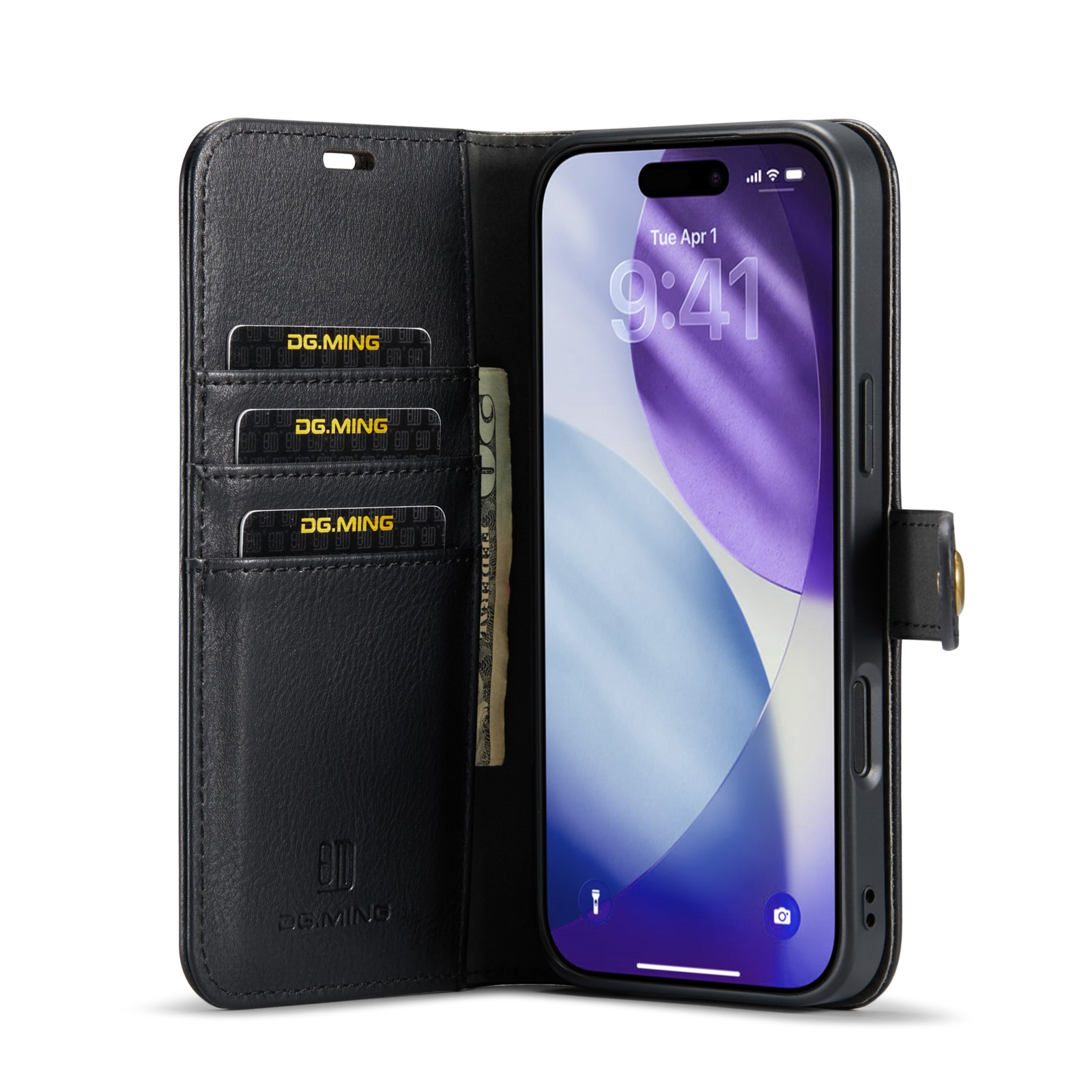Magnet Wallet iPhone 17 Pro Max Black