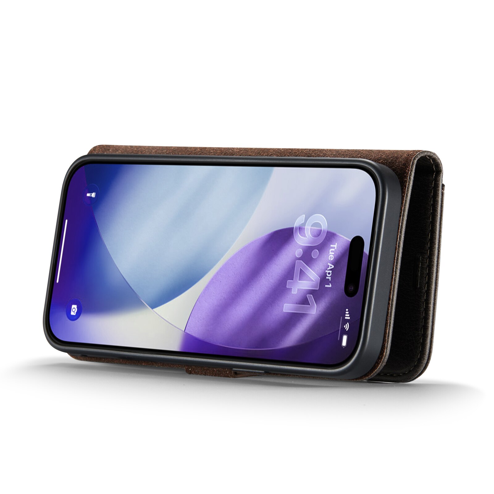 Magnet Wallet iPhone 17 Pro Max Brown