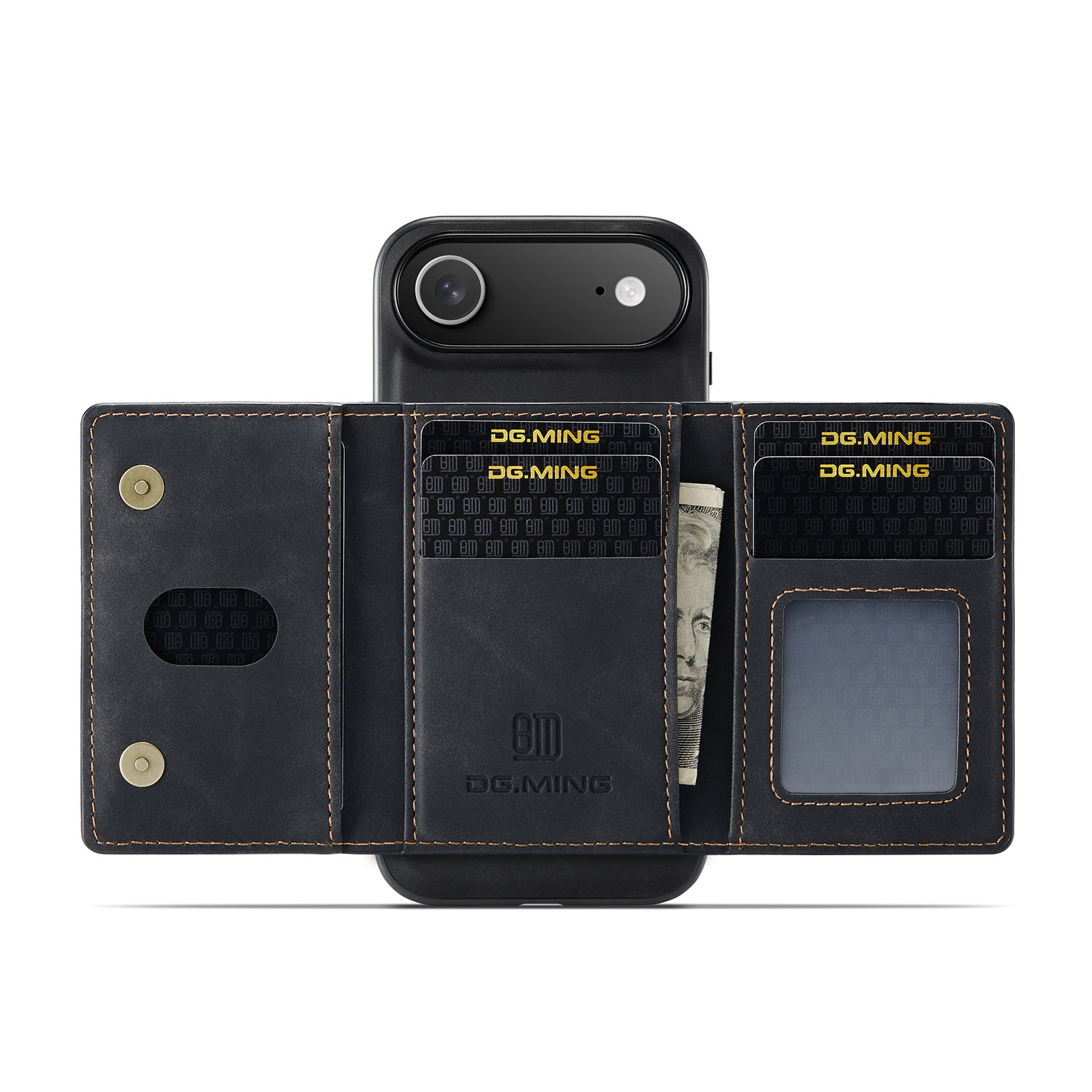 Magnetic Card Slots Case iPhone 17 Air Zwart