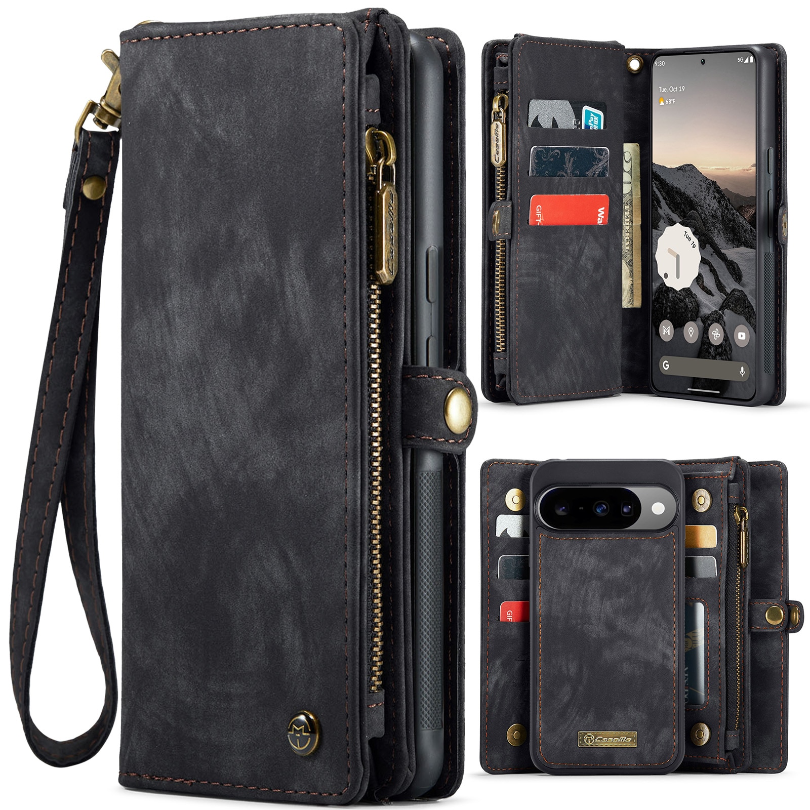 Multi-slot Hoesje Google Pixel 10 Pro Grijs