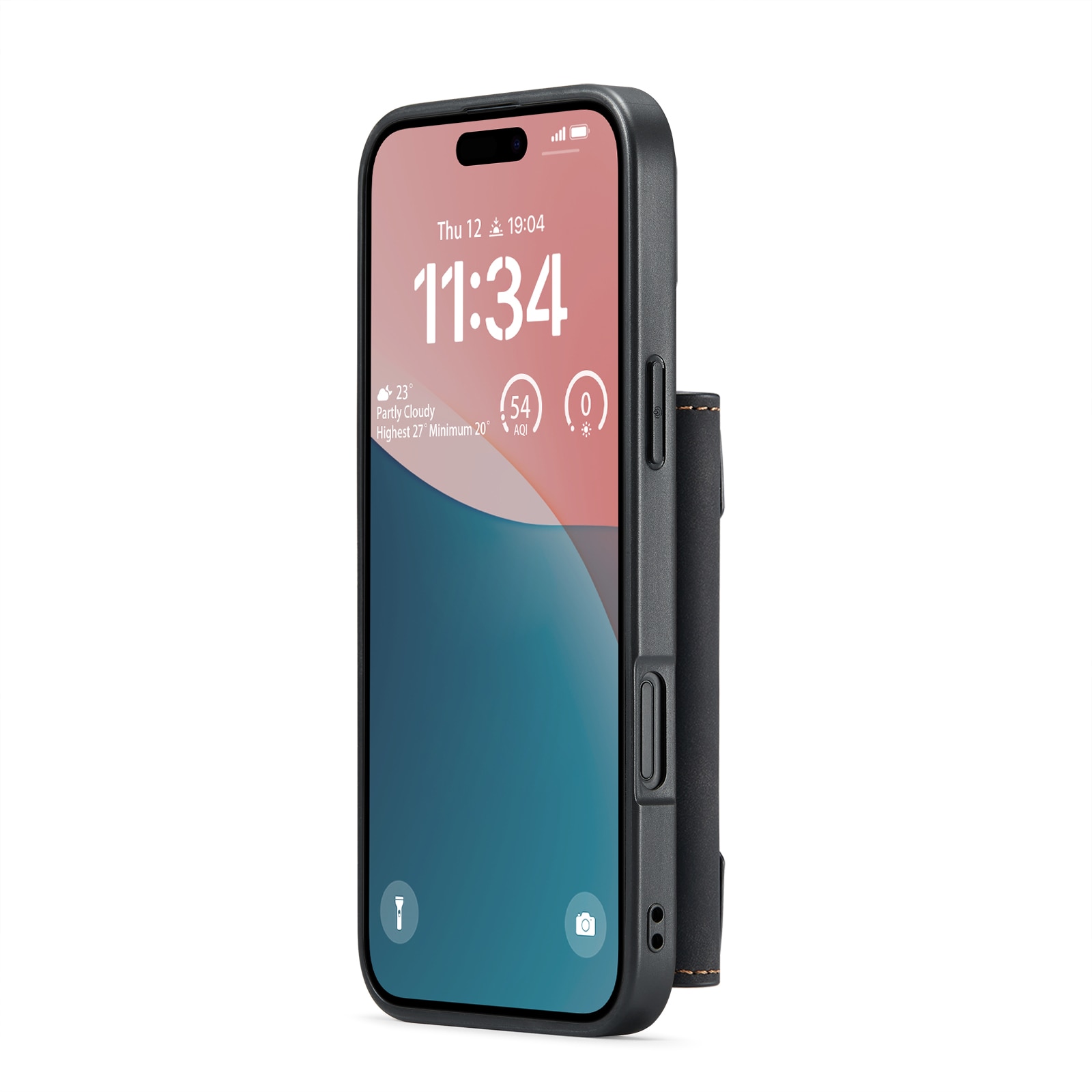 Magnetic Card Slots Case iPhone 17 Zwart