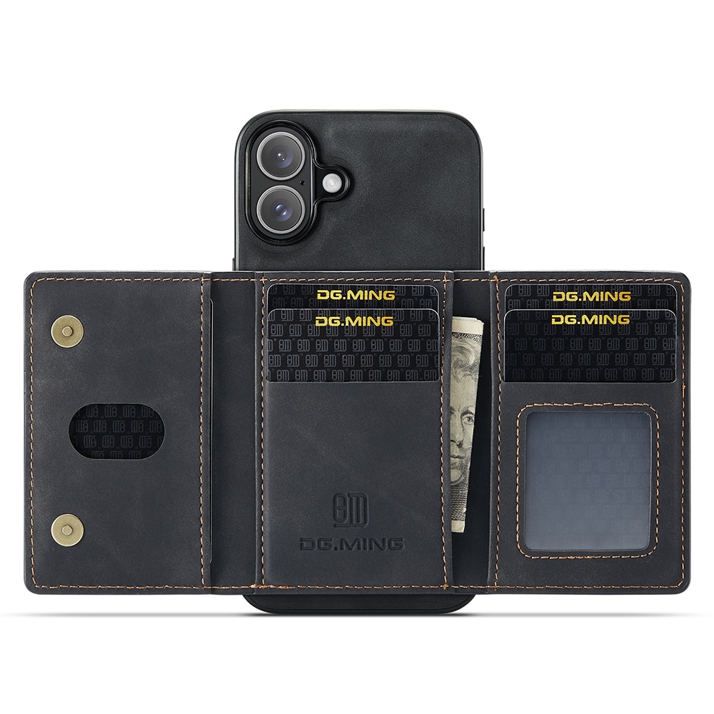 Magnetic Card Slots Case iPhone 17 Zwart
