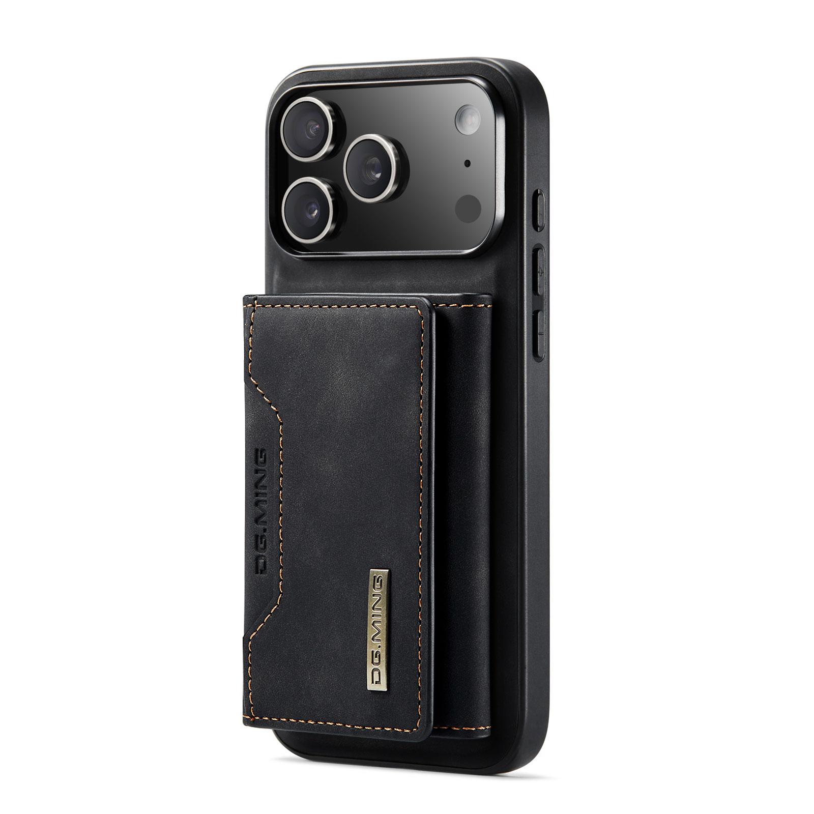 Magnetic Card Slots Case iPhone 17 Pro Max Zwart