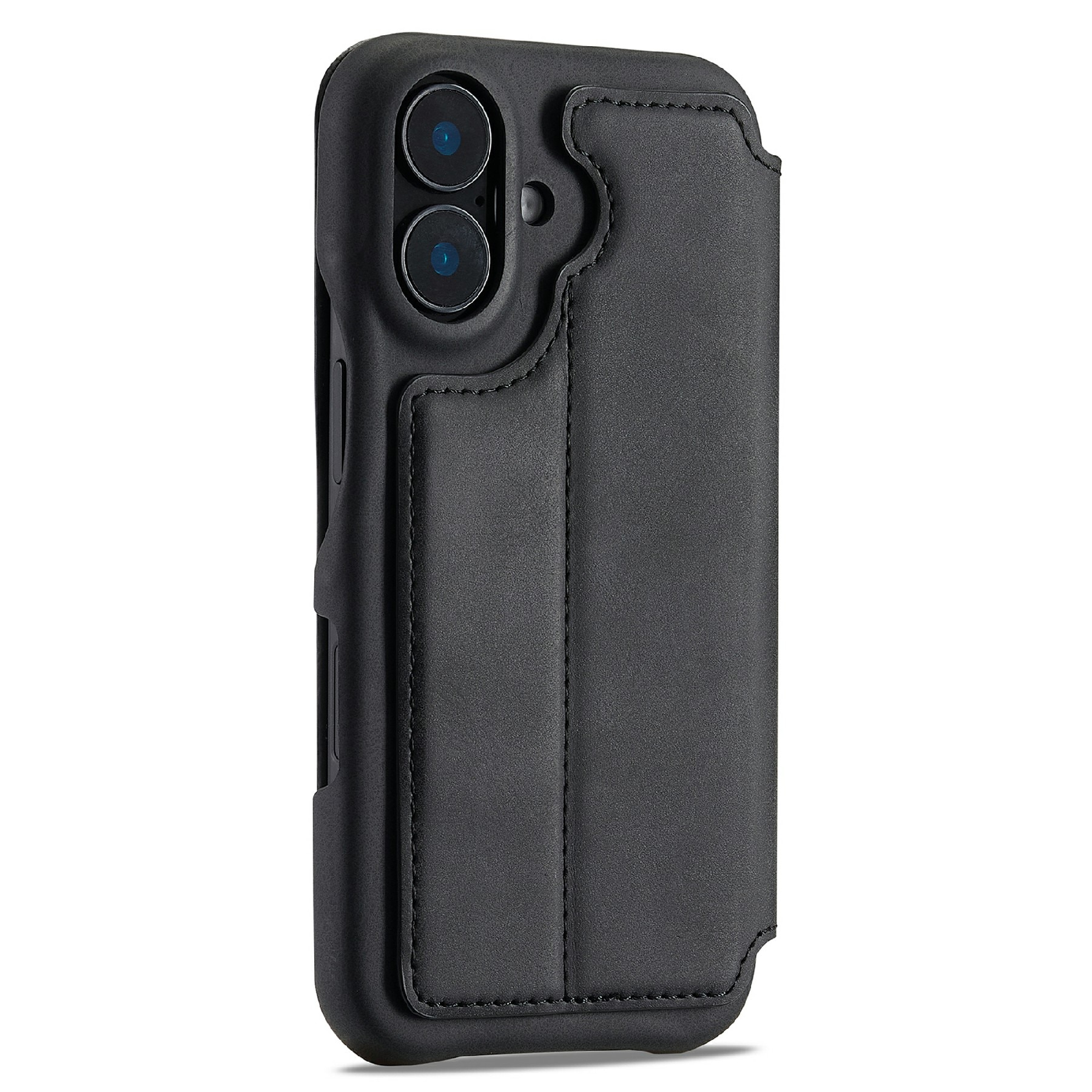 Slim Bookcover hoesje iPhone 17 zwart