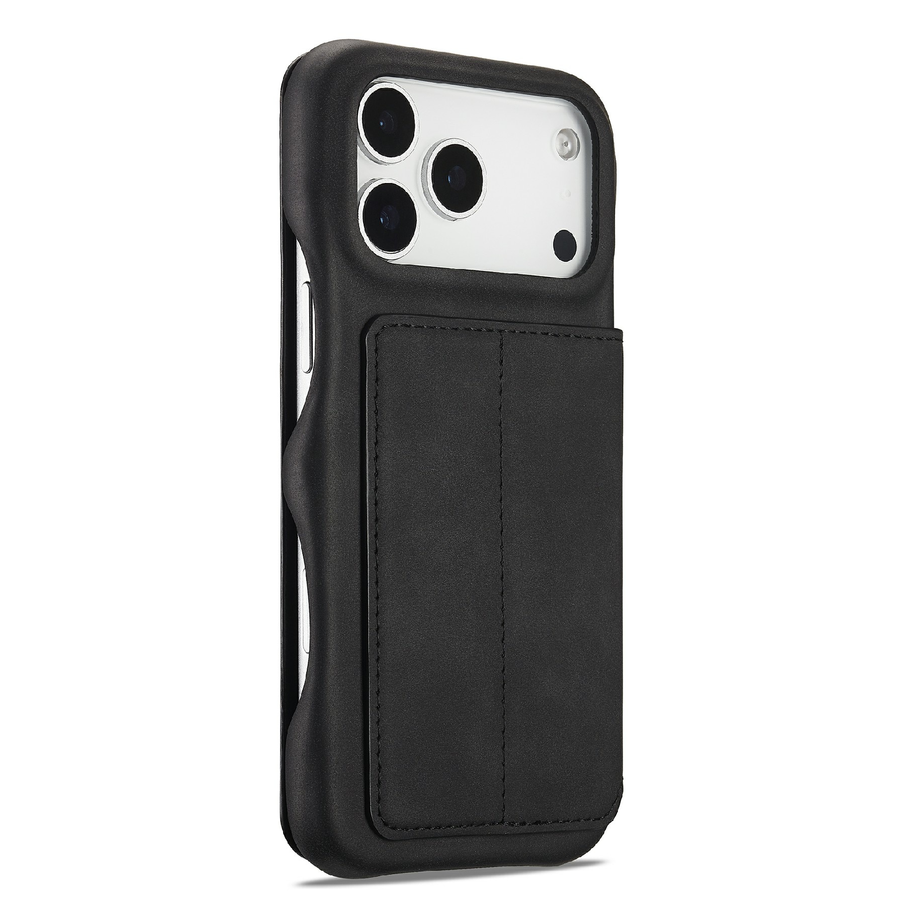Slim Bookcover hoesje iPhone 17 Pro Zwart