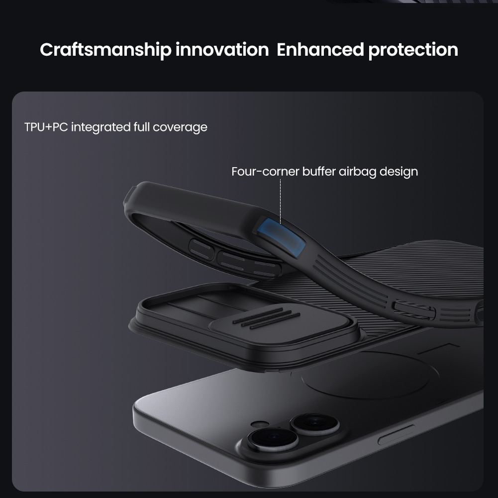 CamShield Case MagSafe iPhone 17 Zwart