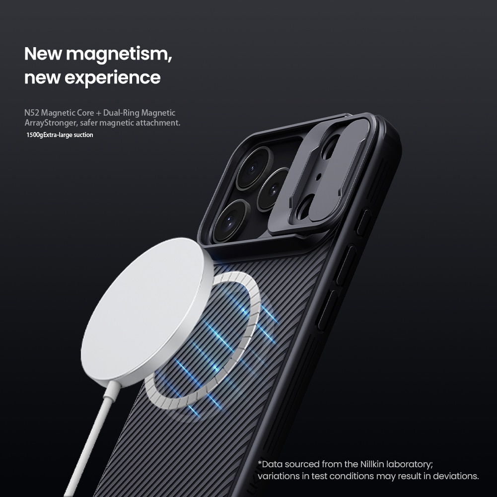 CamShield Case MagSafe iPhone 17 Pro Zwart