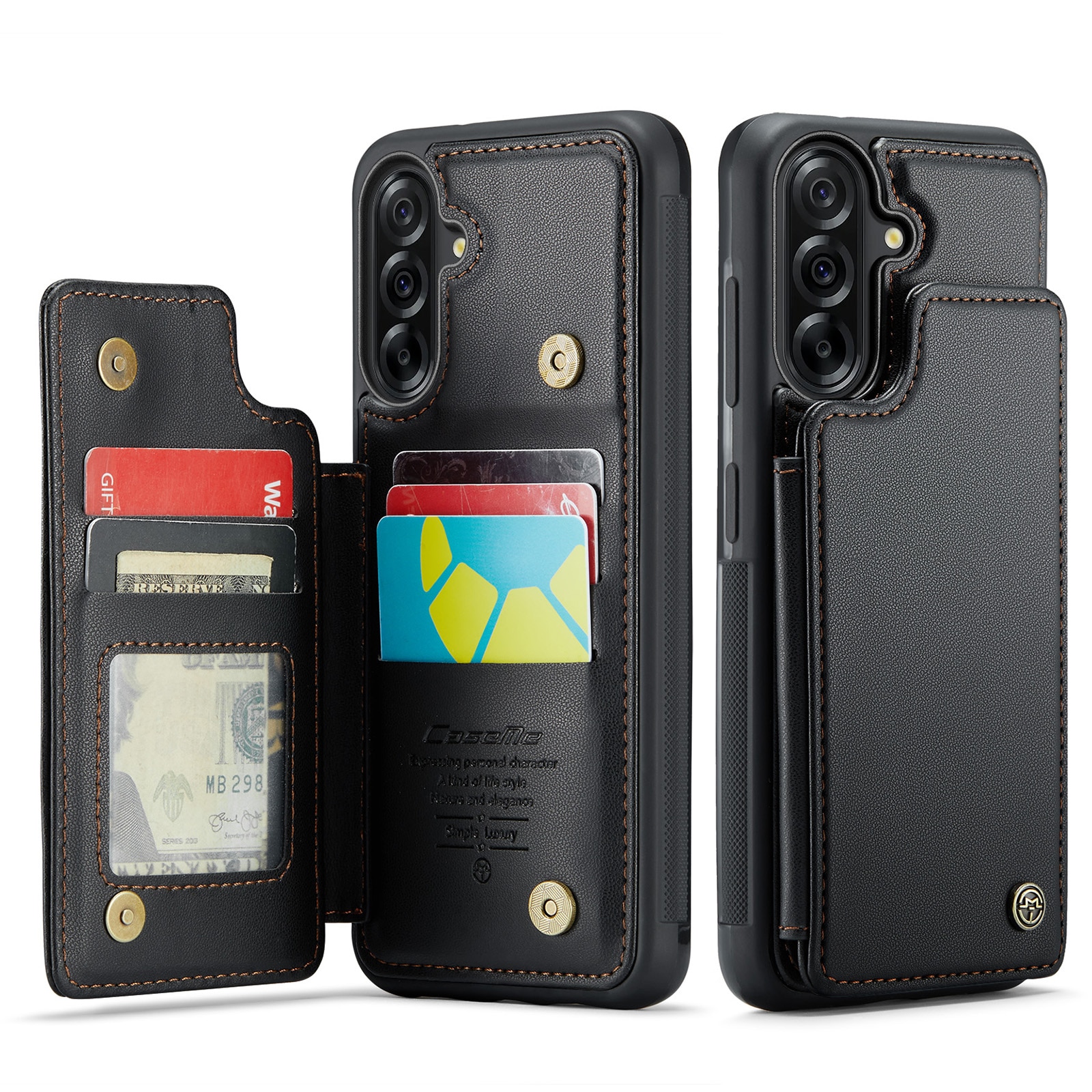 RFID blocking Portemonnee hoesje Samsung Galaxy A17 zwart