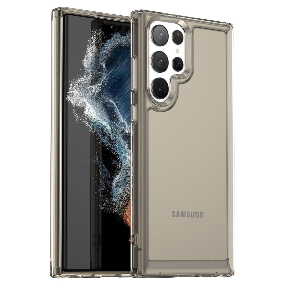 Crystal Hybrid Case Samsung Galaxy S23 Ultra grijs