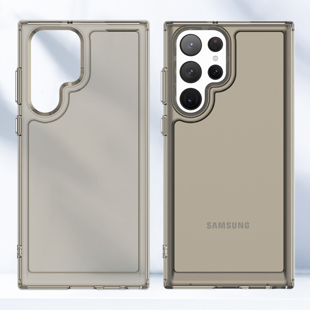 Crystal Hybrid Case Samsung Galaxy S23 Ultra grijs