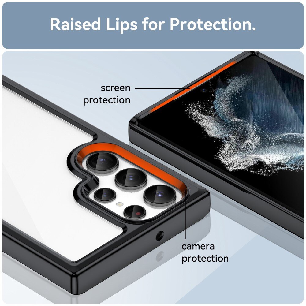 Hybridcase Samsung Galaxy S23 Ultra transparant