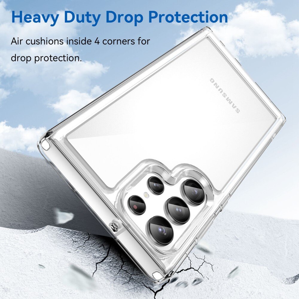 Hybridcase Samsung Galaxy S23 Ultra transparant