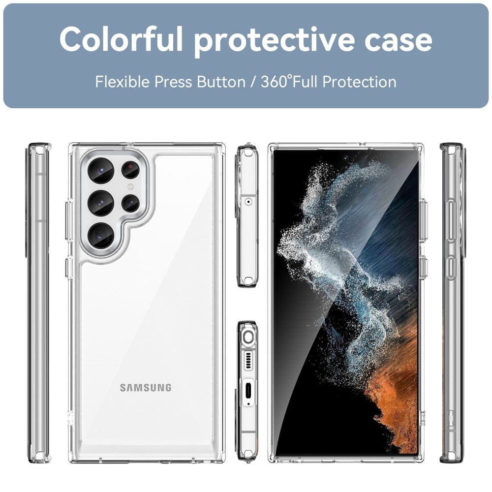 Crystal Hybrid Case Samsung Galaxy S23 Ultra transparant