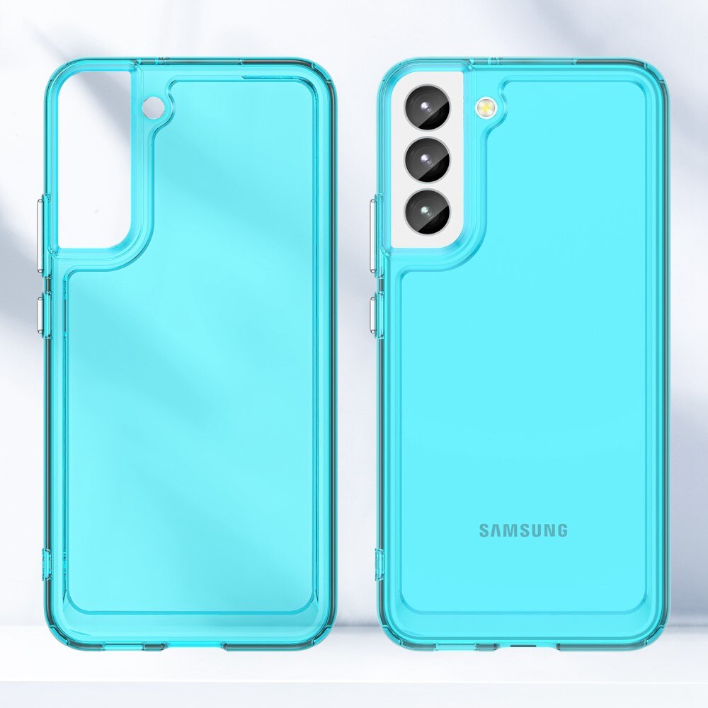 Crystal Hybrid Case Samsung Galaxy S23 blauw