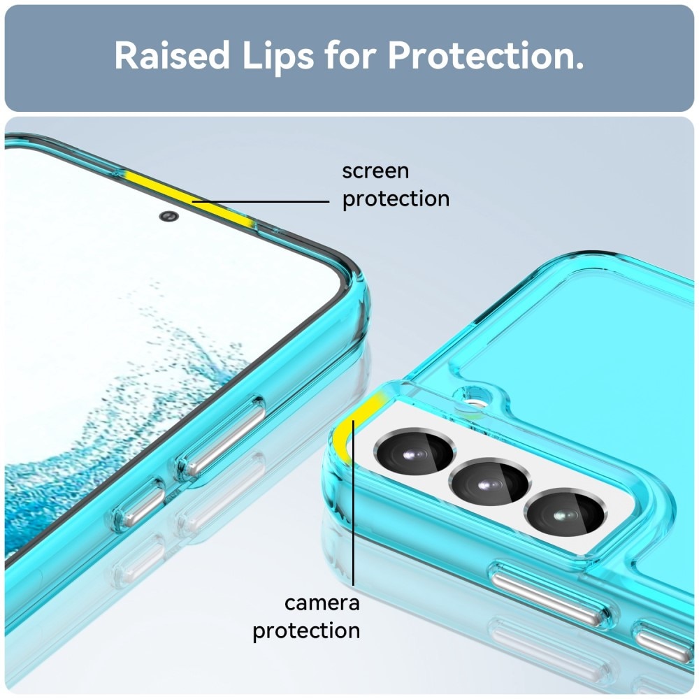 Crystal Hybrid Case Samsung Galaxy S23 blauw