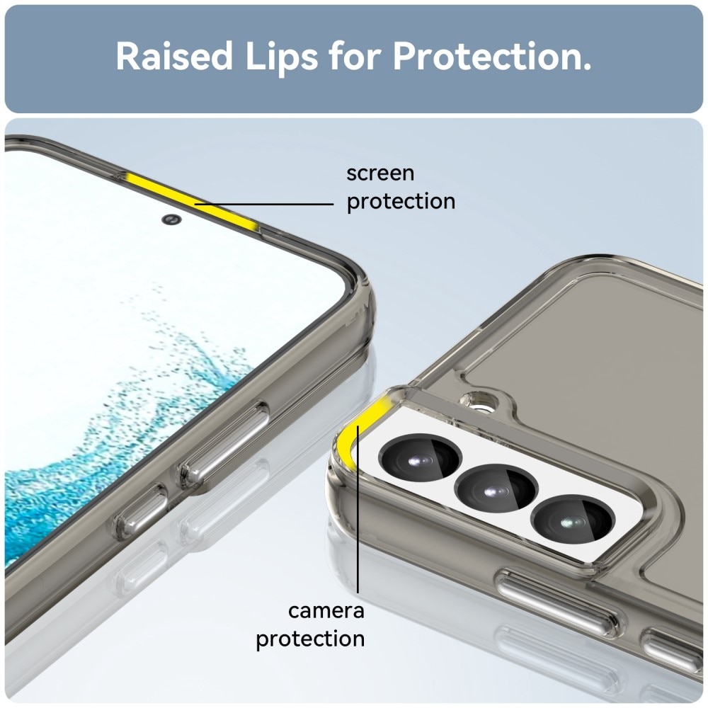 Crystal Hybrid Case Samsung Galaxy S23 Plus grijs