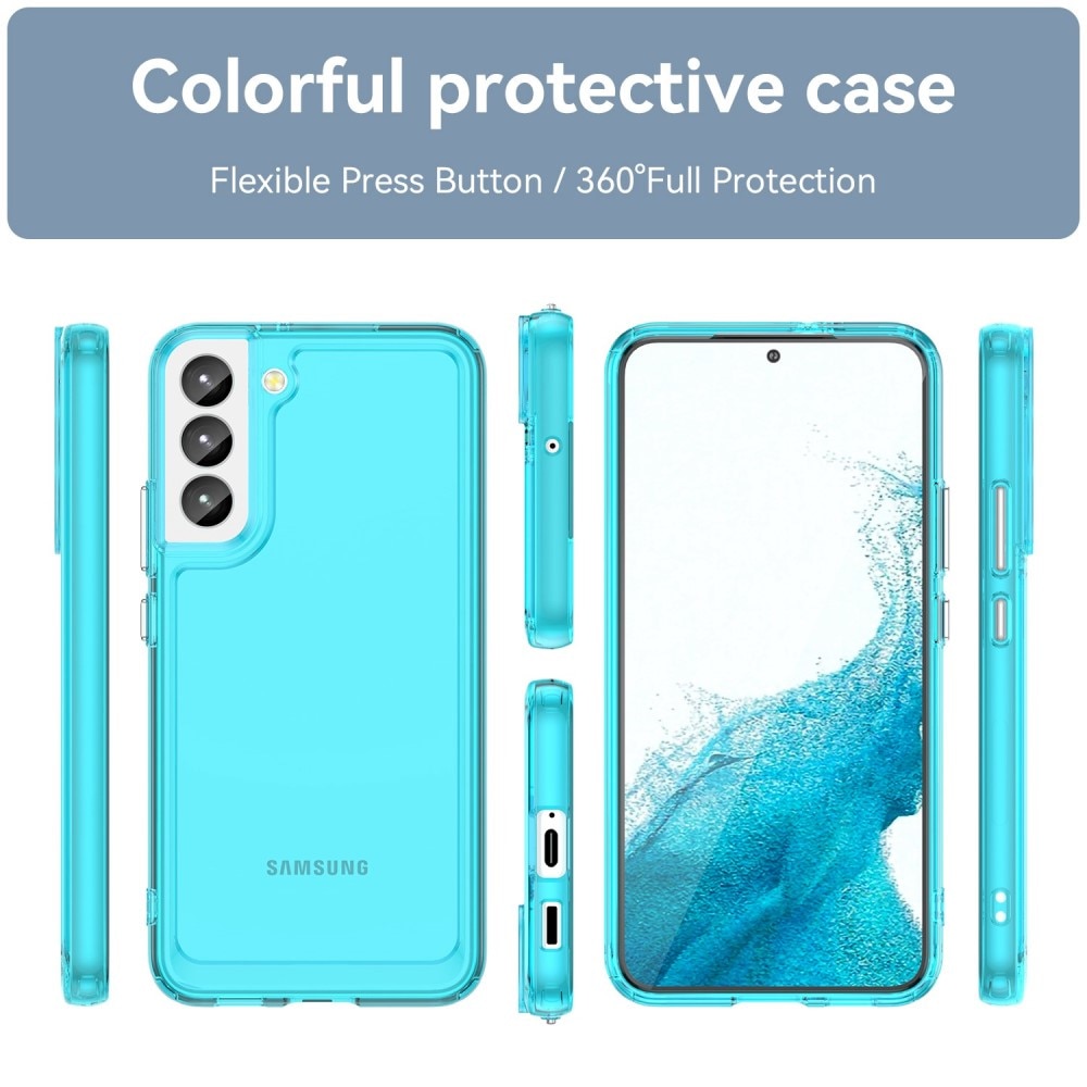 Crystal Hybrid Case Samsung Galaxy S23 Plus blauw