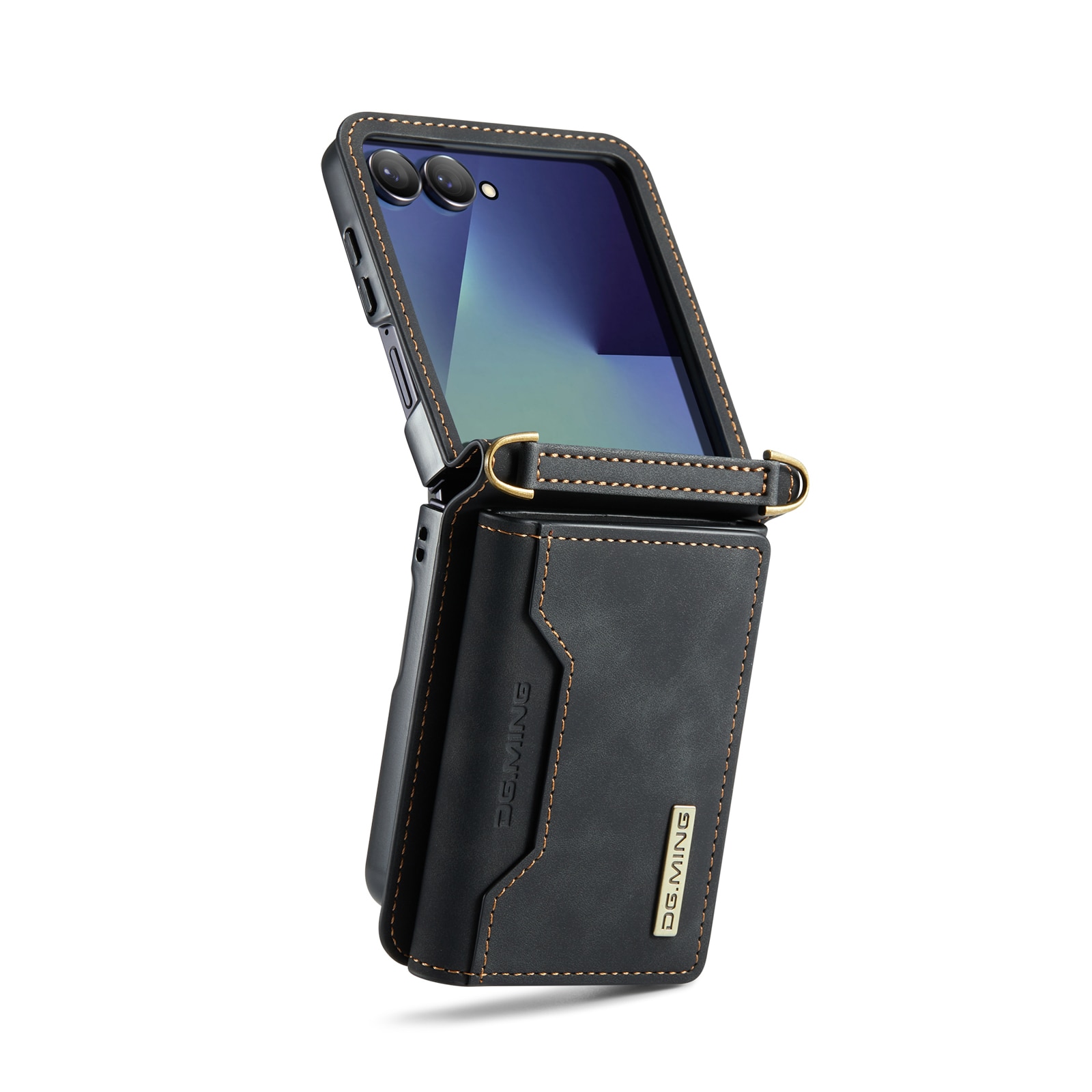 Card Slot Case Samsung Galaxy Z Flip 7 Zwart