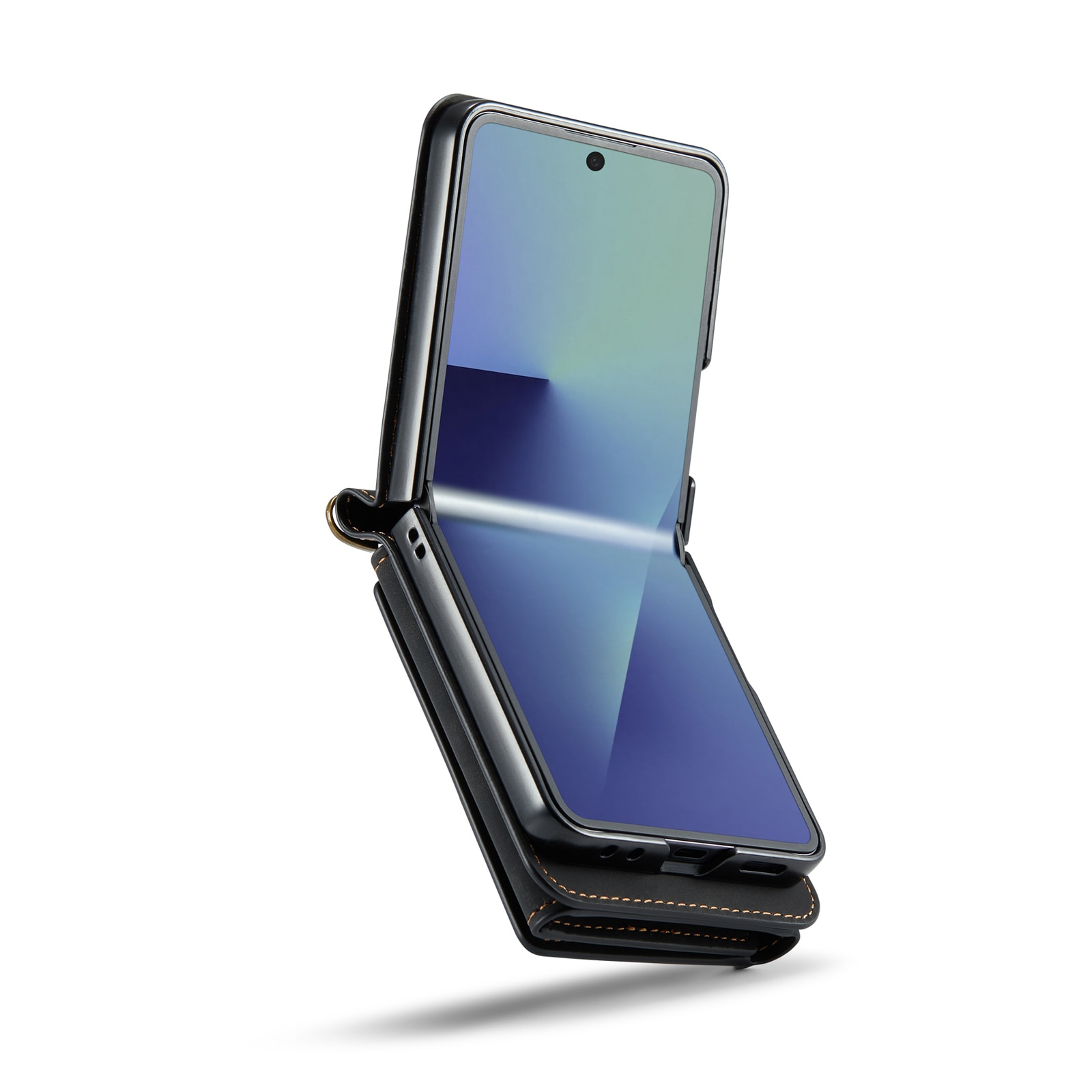 Card Slot Case Samsung Galaxy Z Flip 7 Zwart