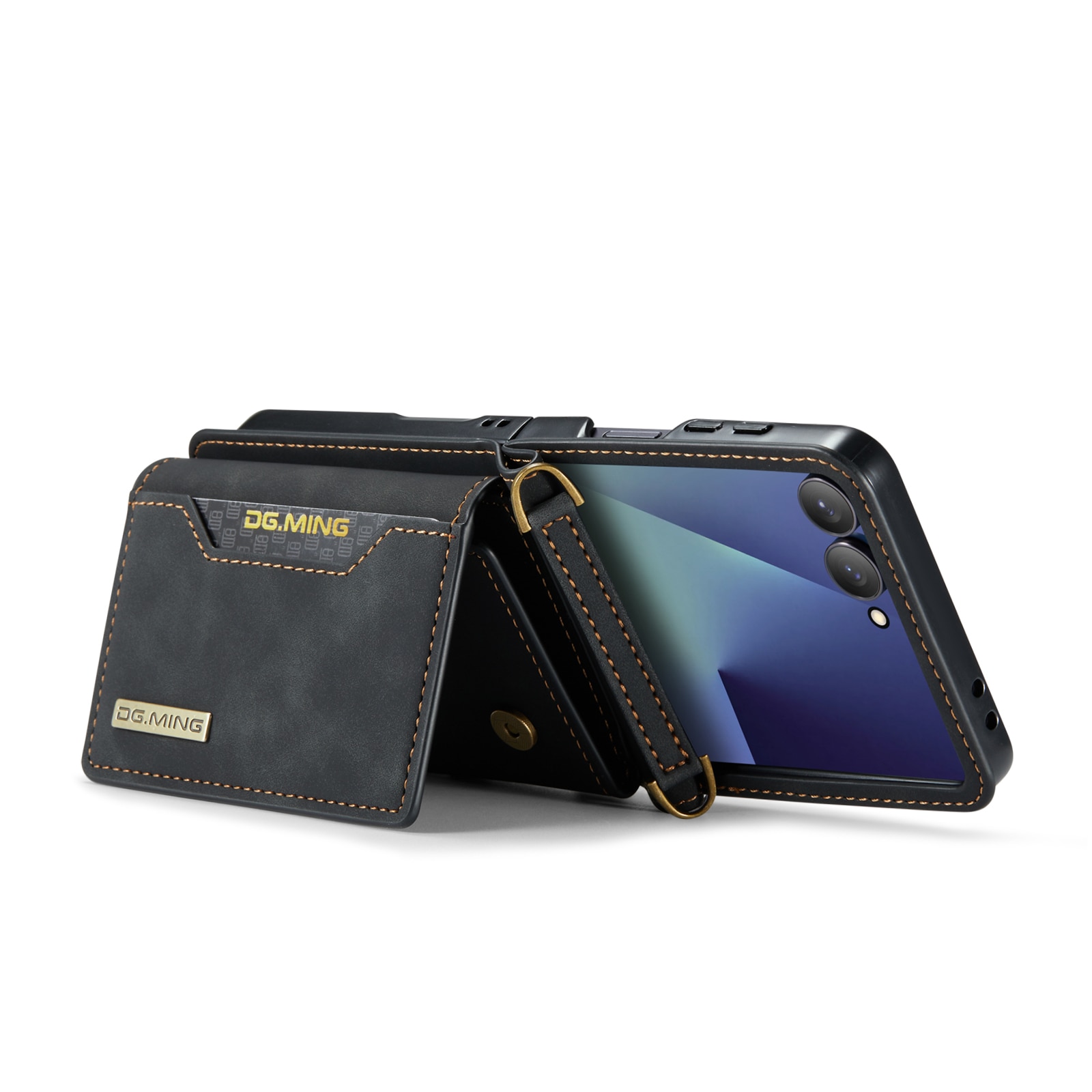 Card Slot Case Samsung Galaxy Z Flip 7 Zwart
