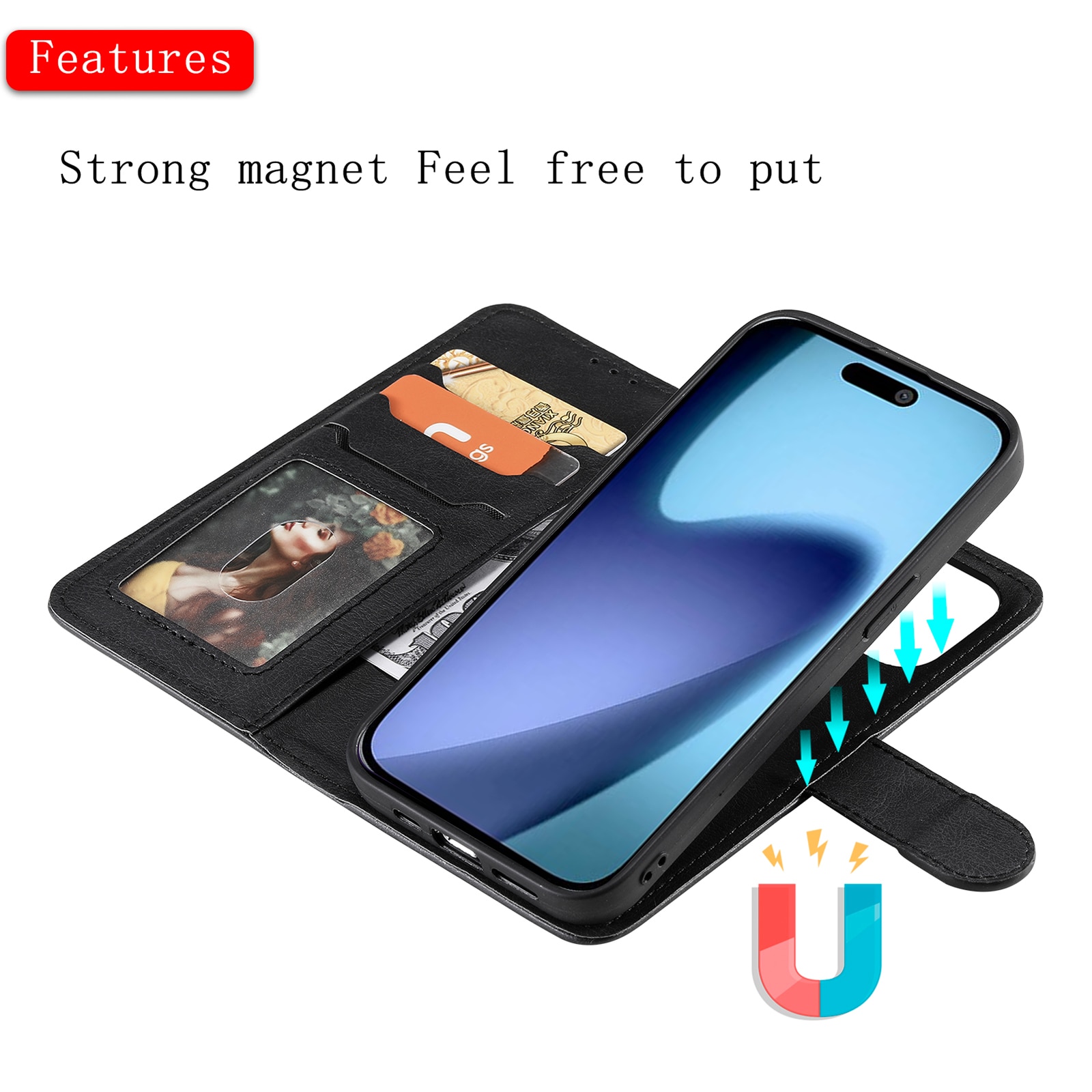 iPhone 17 Air Magneethoesje Zwart