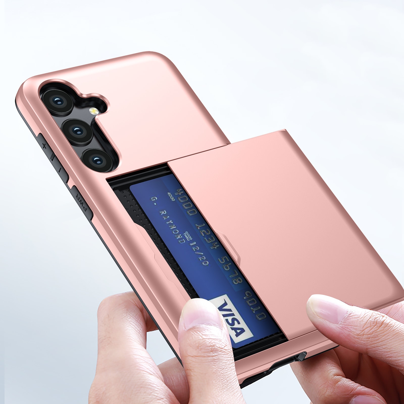 Samsung Galaxy S25 FE Hoesje met Cardslot Zwart