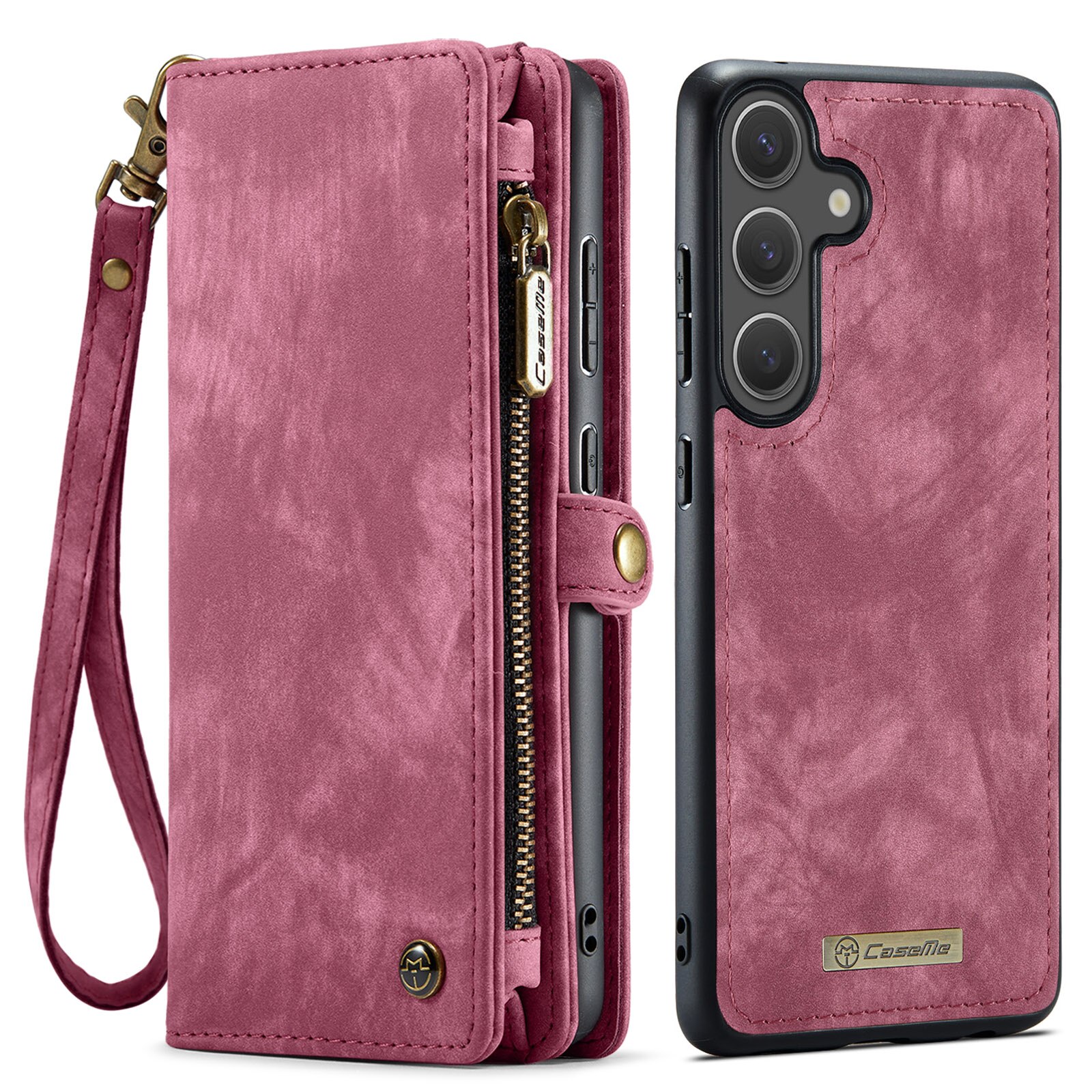 Multi-slot Hoesje Samsung Galaxy S25 FE Rood