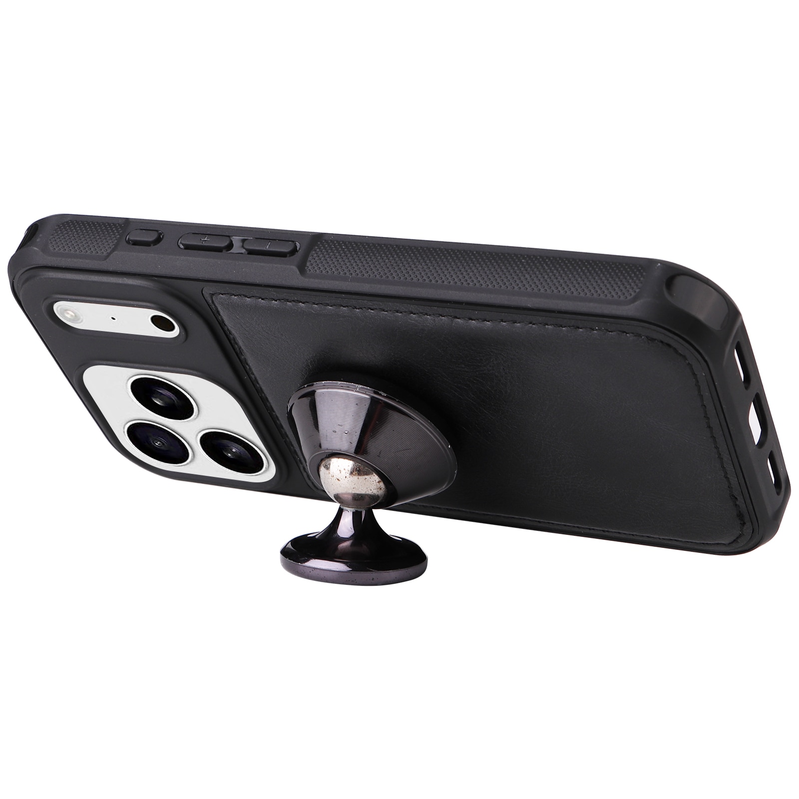 iPhone 17 Pro Max  Magnet Leather Multi-Wallet zwart