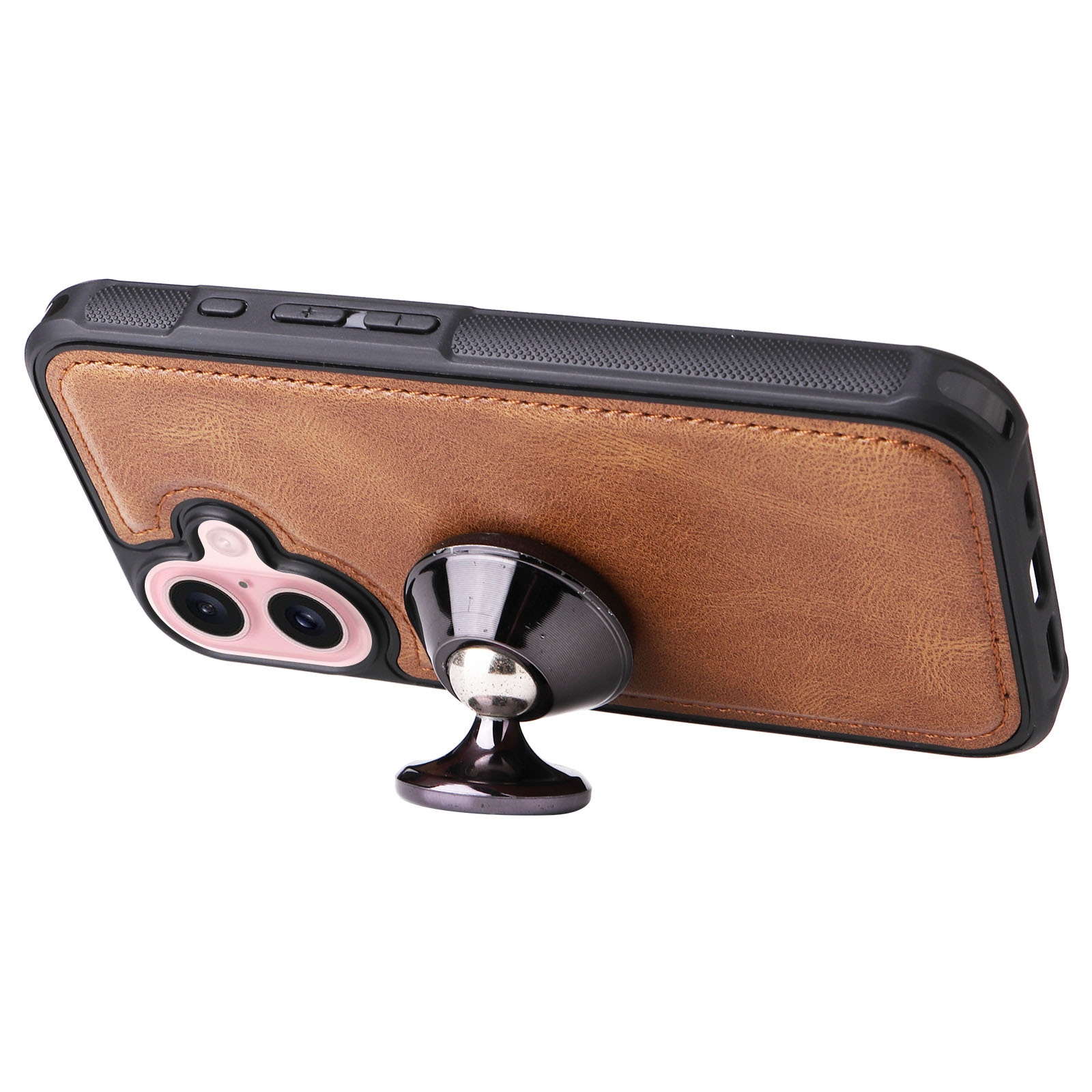 iPhone 17  Magnet Leather Multi-Wallet Bruin