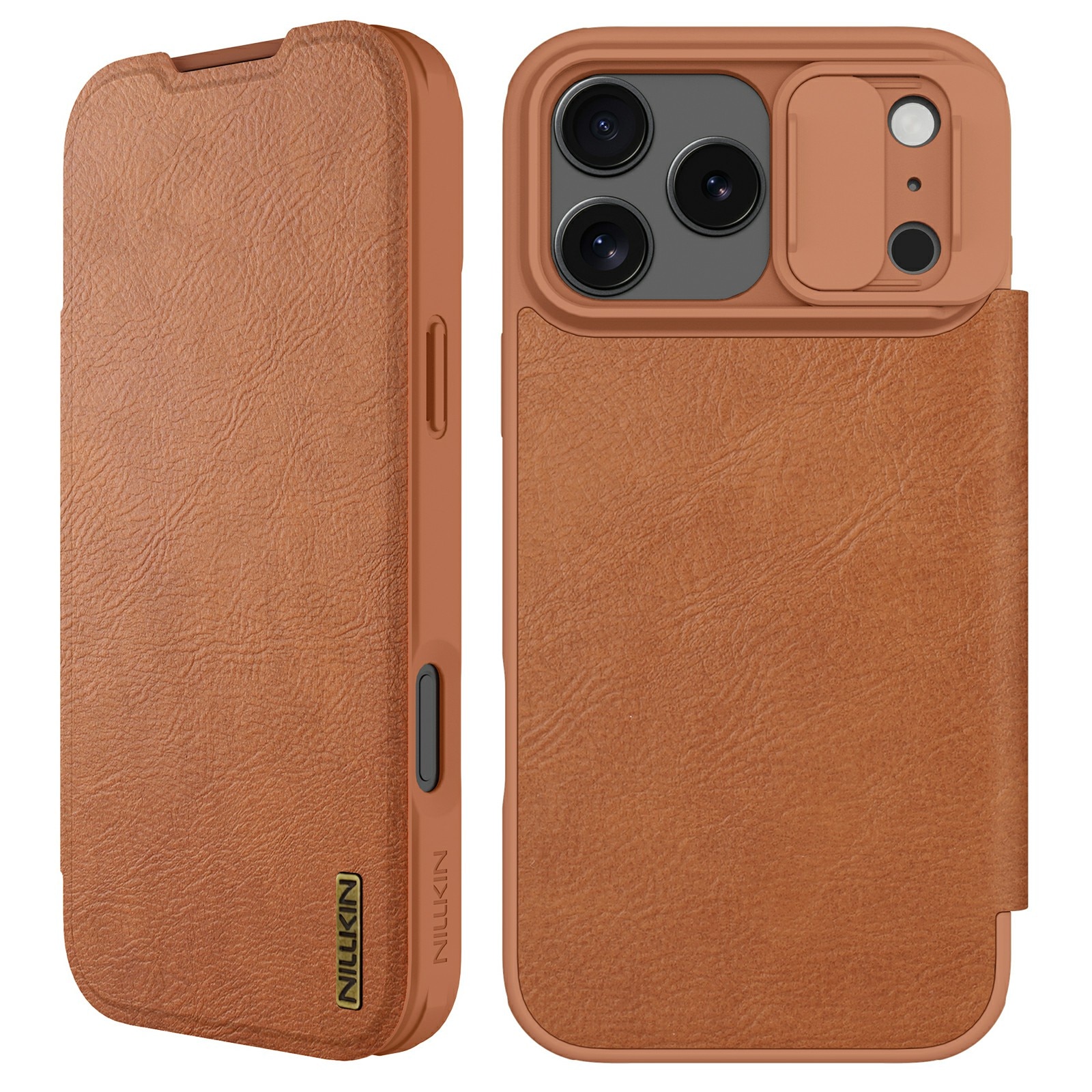 Qin Pro CamShield iPhone 17 Pro Max Bruin