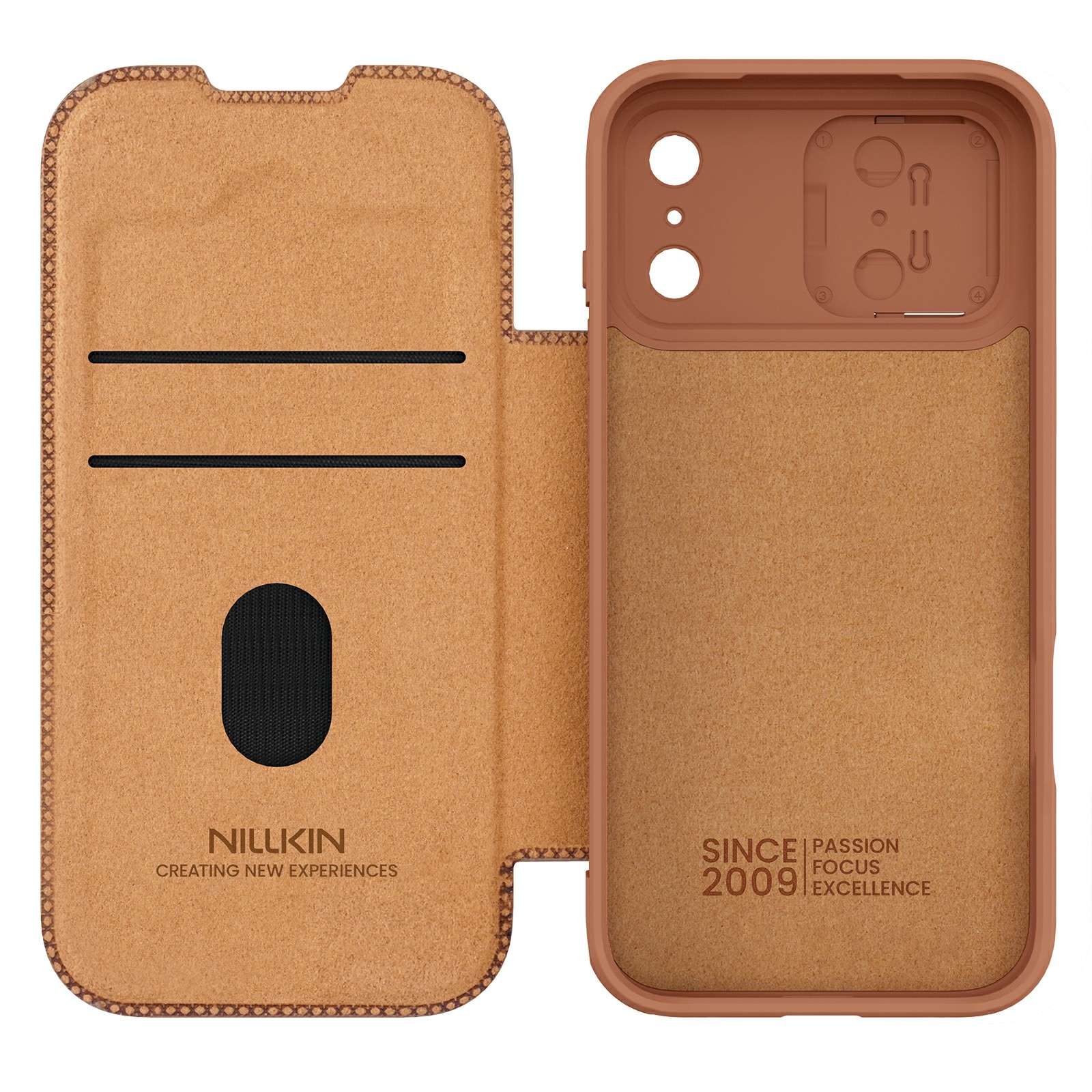 Qin Pro CamShield iPhone 17 Pro Max Bruin