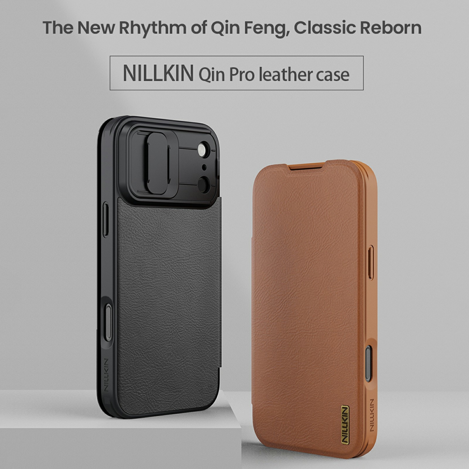 Qin Pro CamShield iPhone 17 Pro Max Bruin
