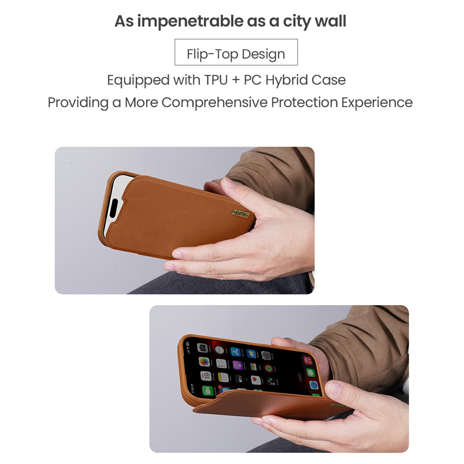 Qin Pro CamShield iPhone 17 Pro Max Bruin