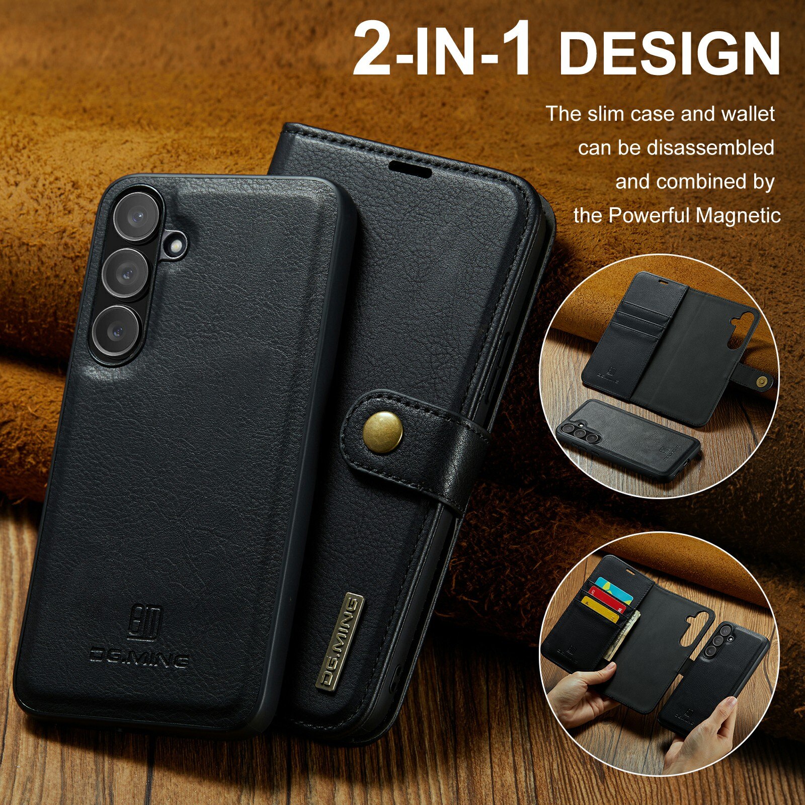 Magnet Wallet Samsung Galaxy S25 FE Black