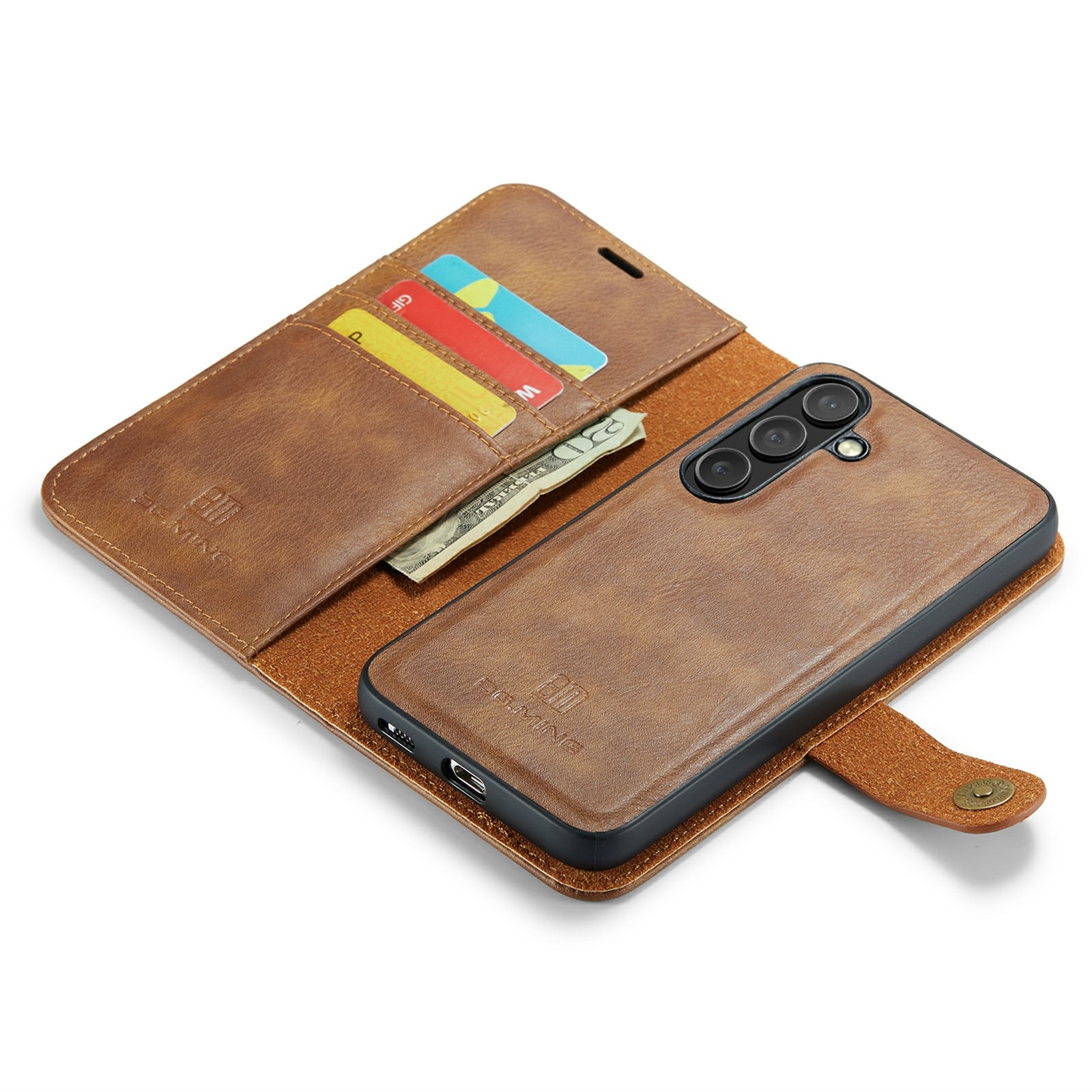 Magnet Wallet Samsung Galaxy S25 FE Cognac