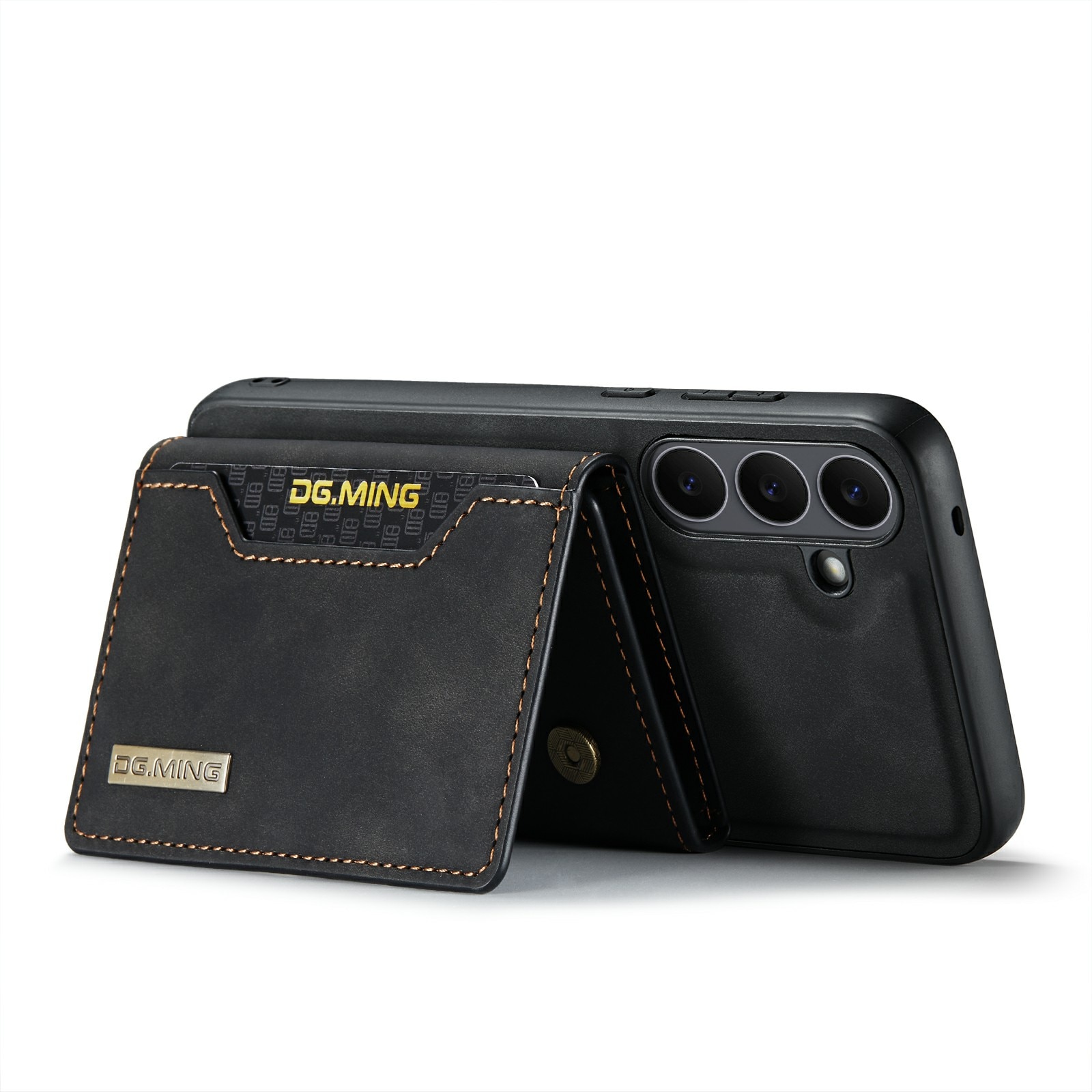 Magnetic Card Slots Case Samsung Galaxy S25 FE Zwart