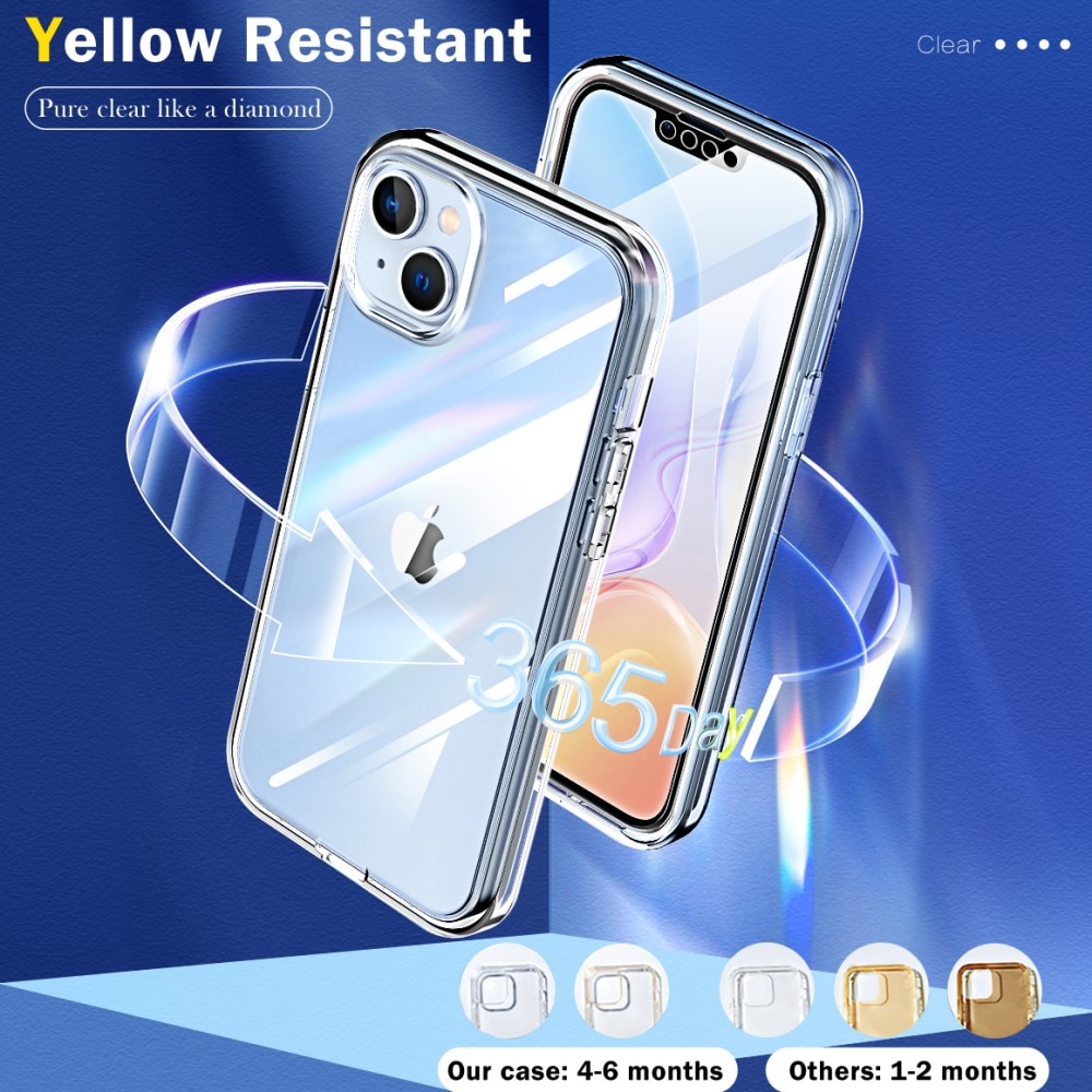 Apple iPhone 14 Plus Full Protection Case Transparant