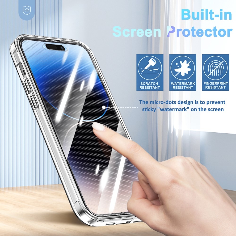 iPhone 14 Pro Full Protection Case transparant