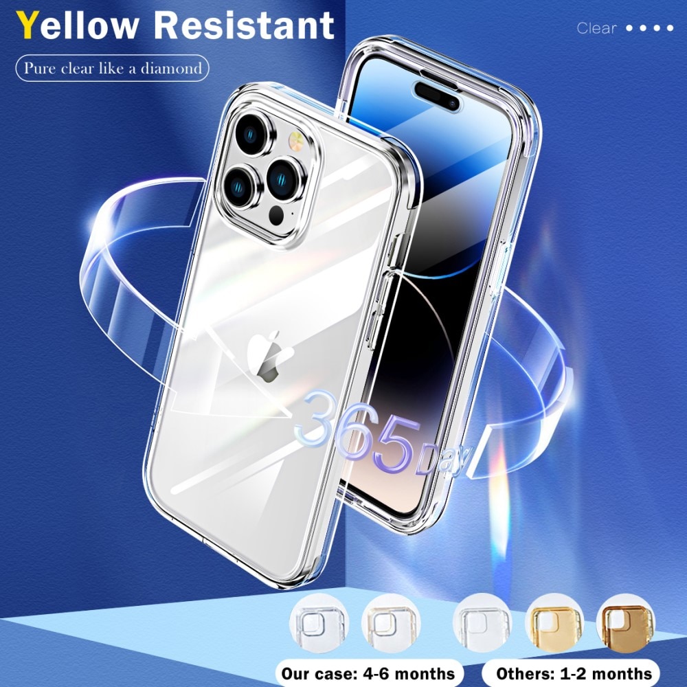 iPhone 14 Pro Full Protection Case transparant