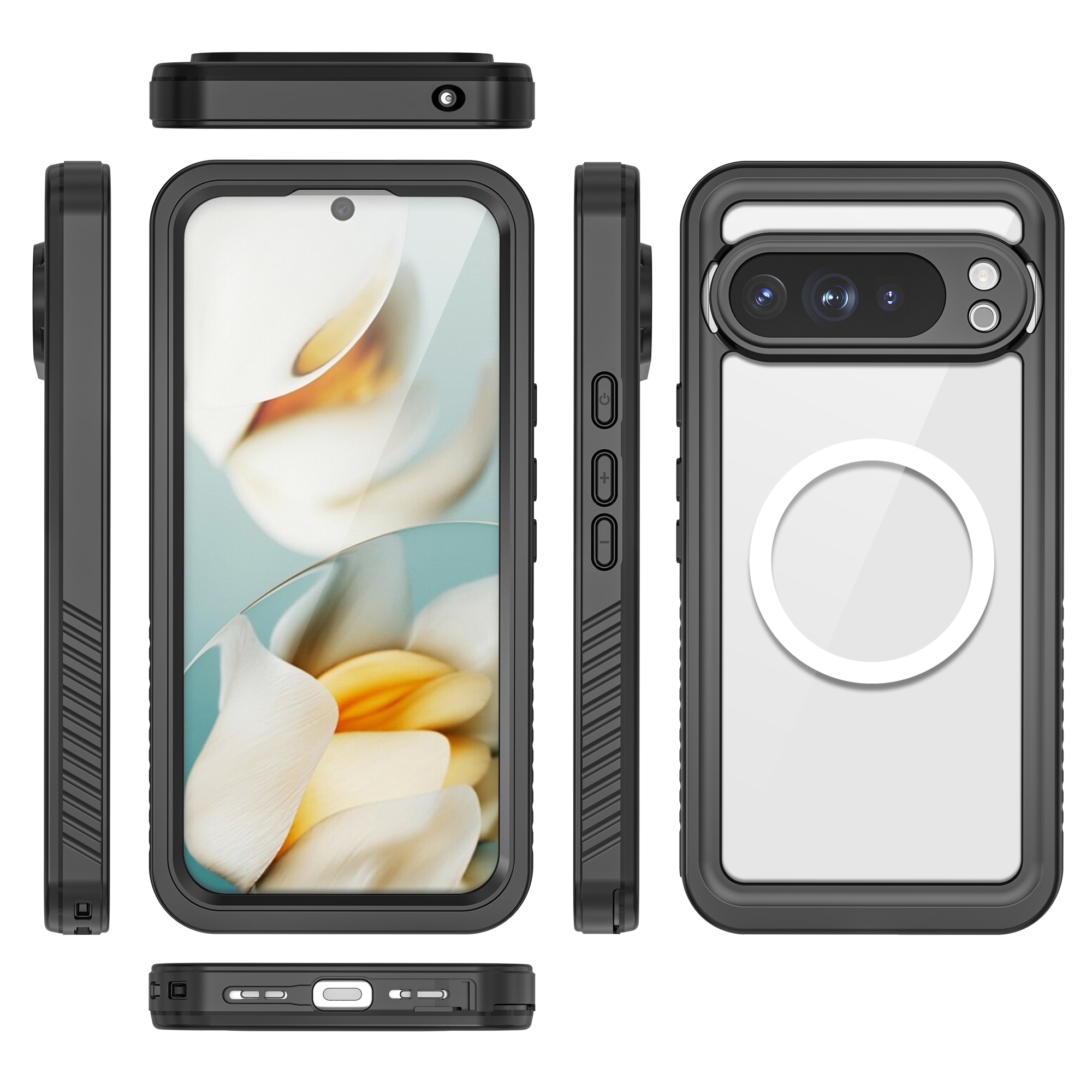 Google Pixel 10 Pro XL Waterdichte Case transparant